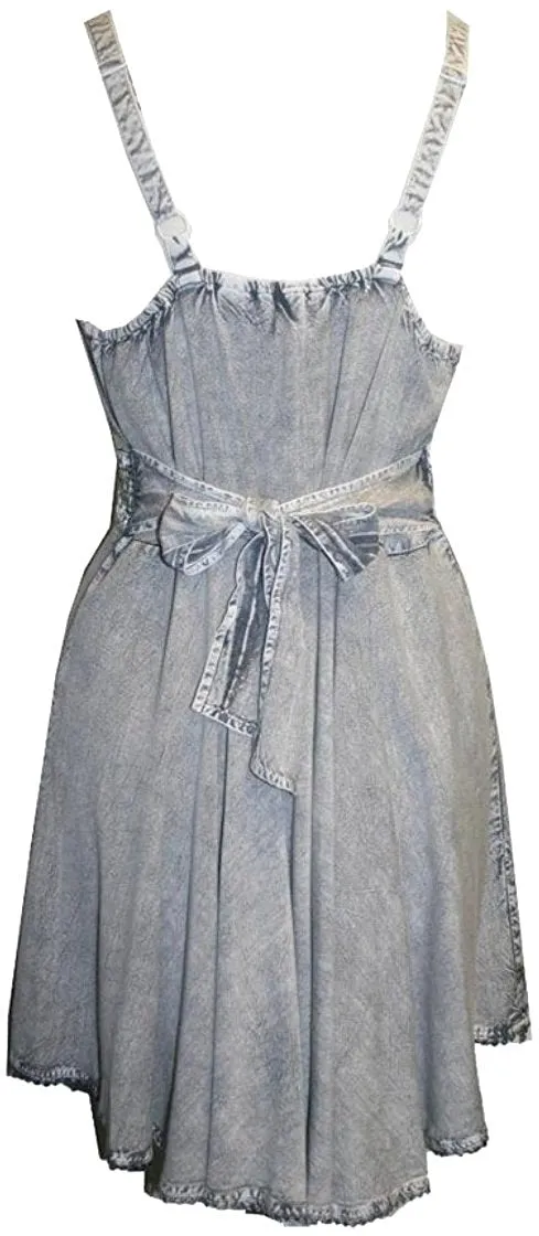 1021 B Sweet Empire Flare Spaghetti Strap Summer Tunic Dress