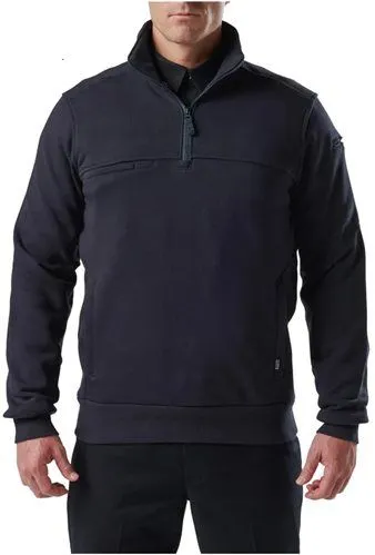 1/4 Zip Job Shirt-NHTI Paramedic w/ NHTI Paramedic patch and back logo