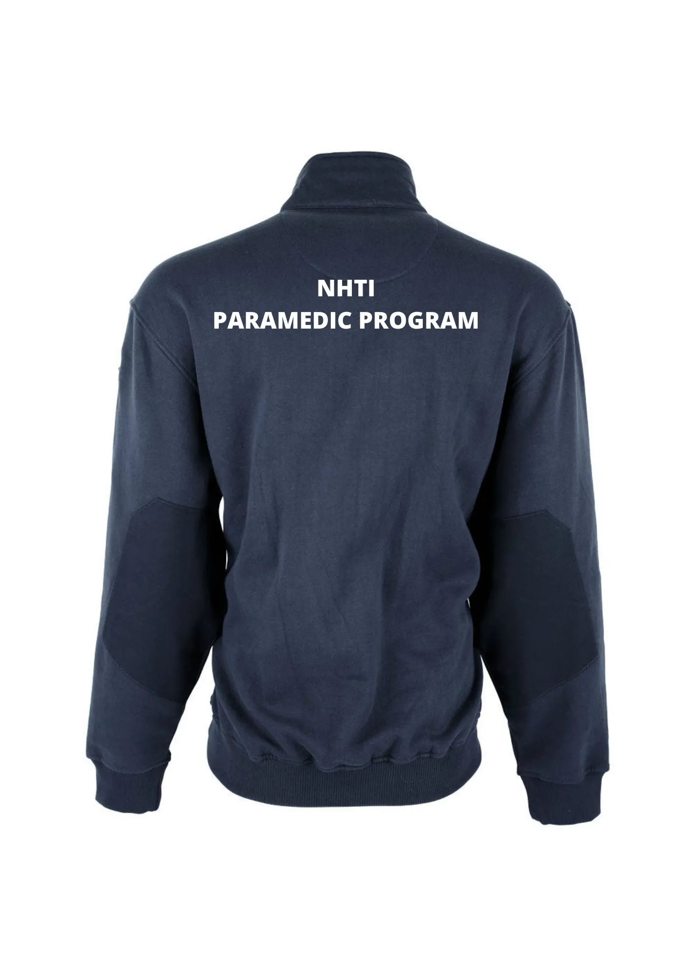 1/4 Zip Job Shirt-NHTI Paramedic w/ NHTI Paramedic patch and back logo