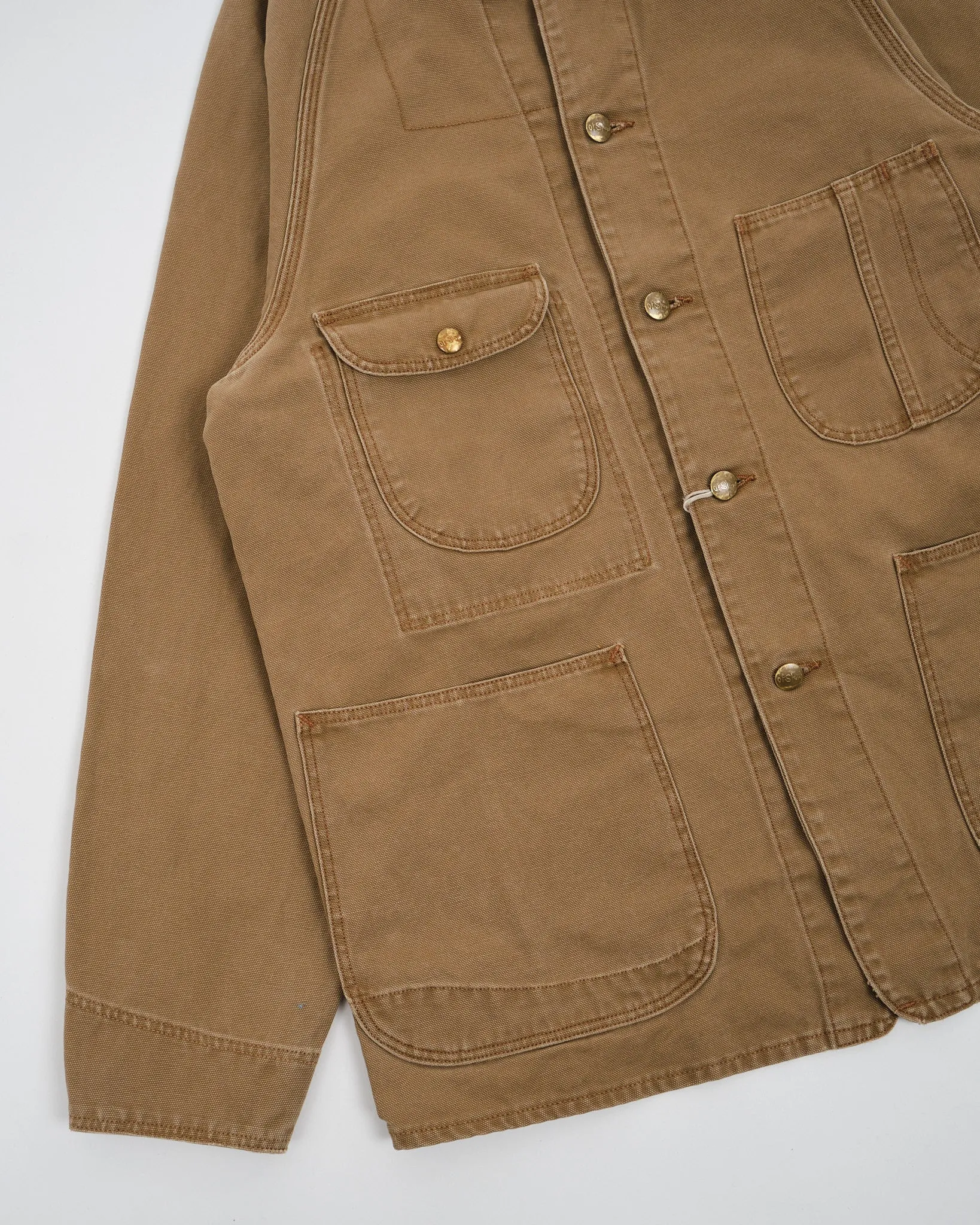Vintage 1950s Brown Duck Work Coverall