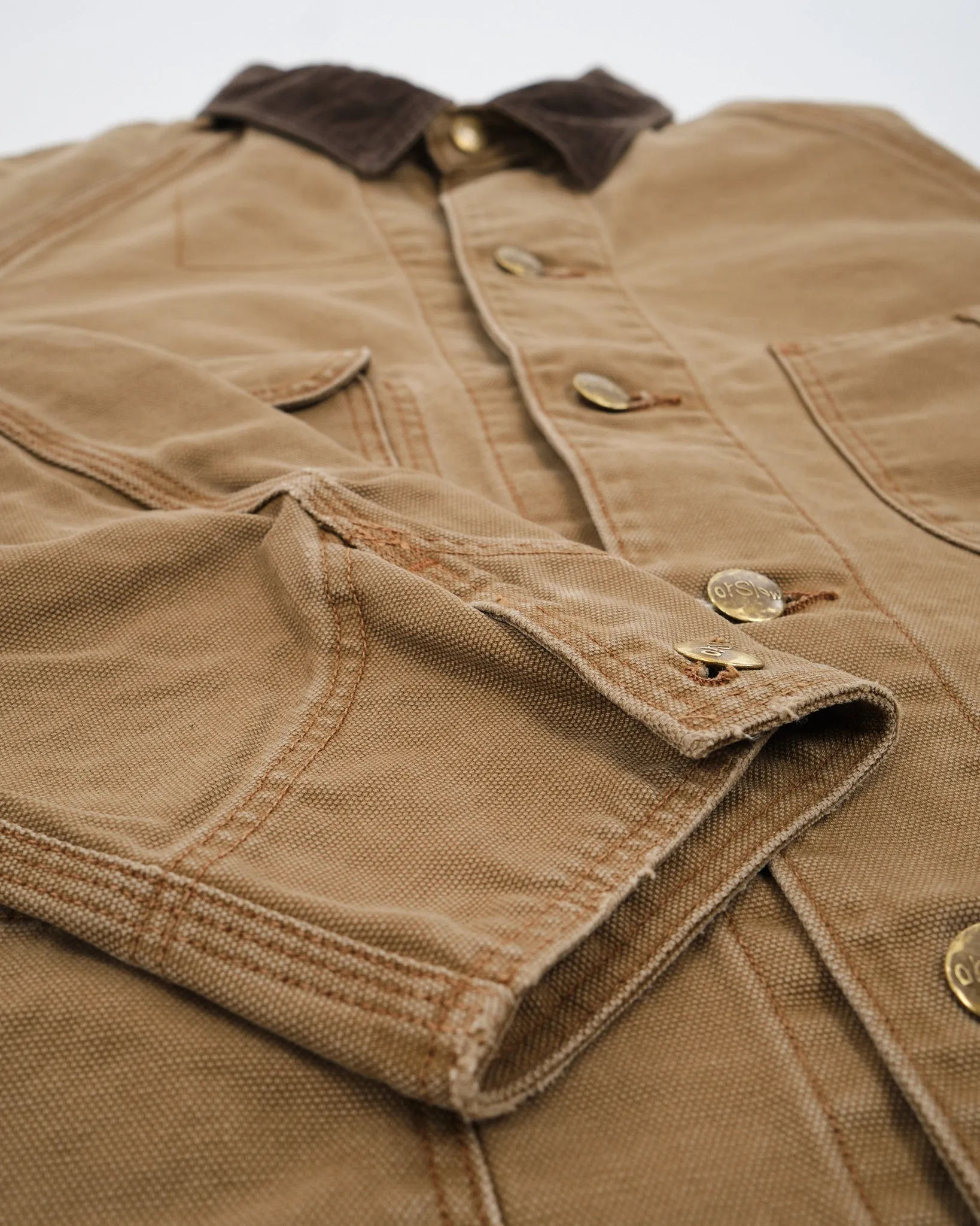 Vintage 1950s Brown Duck Work Coverall
