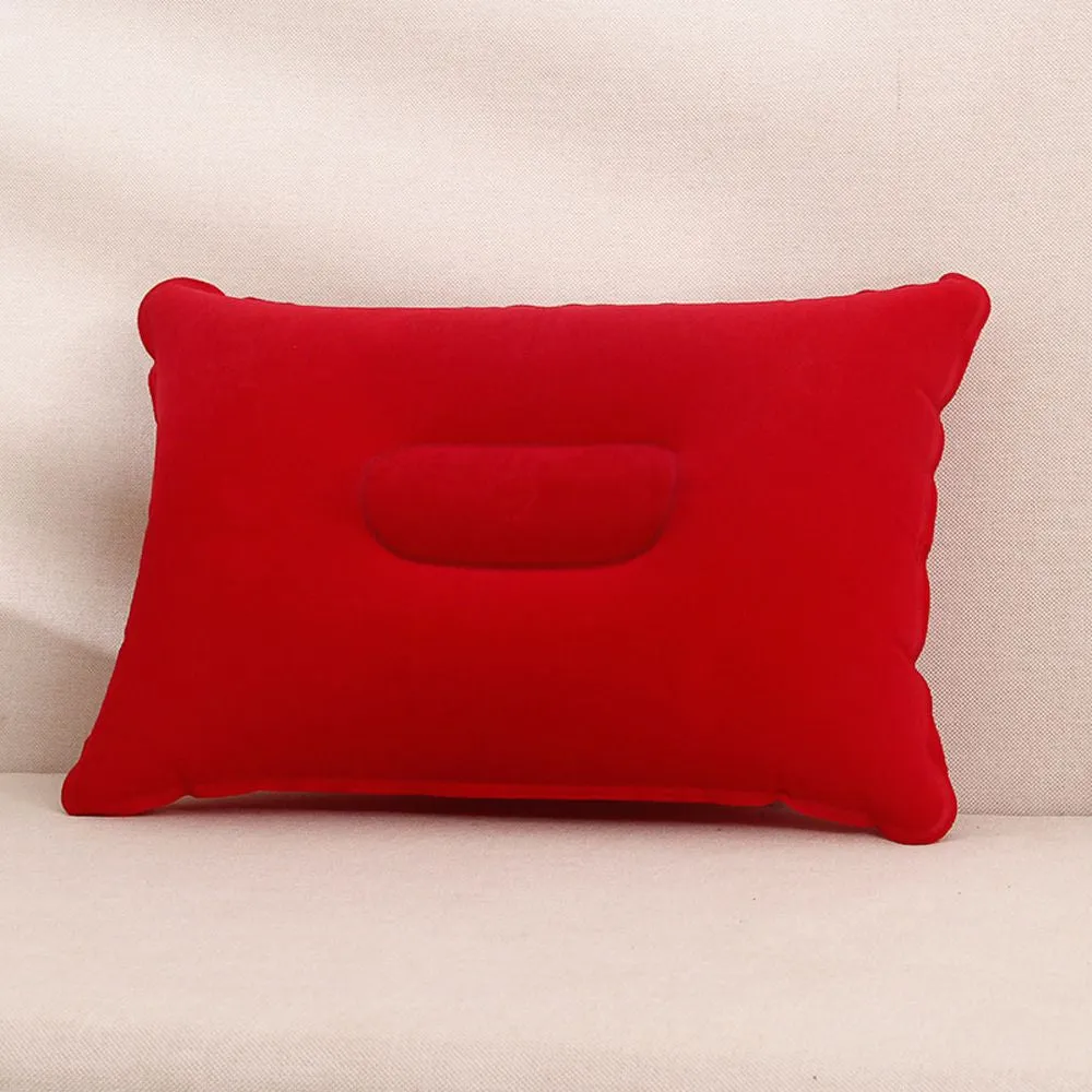 1pc Ultralight Inflatable Pillow - Stain-Resistant, Medium Firmness, Portable, Hand Washable, Lightweight Sleep Supply Cushion for Travel, Hiking, and Car - Perfect for Head Support