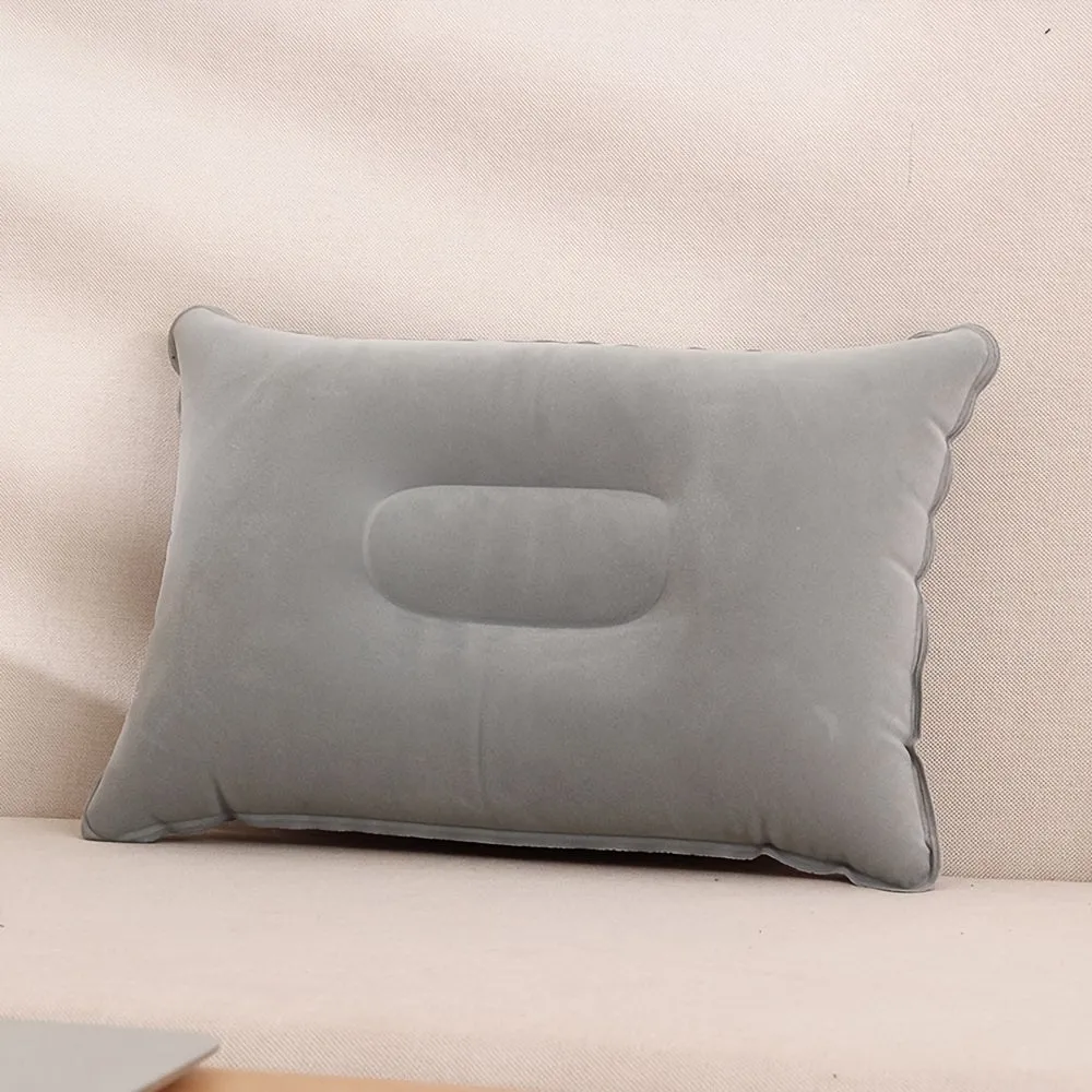 1pc Ultralight Inflatable Pillow - Stain-Resistant, Medium Firmness, Portable, Hand Washable, Lightweight Sleep Supply Cushion for Travel, Hiking, and Car - Perfect for Head Support