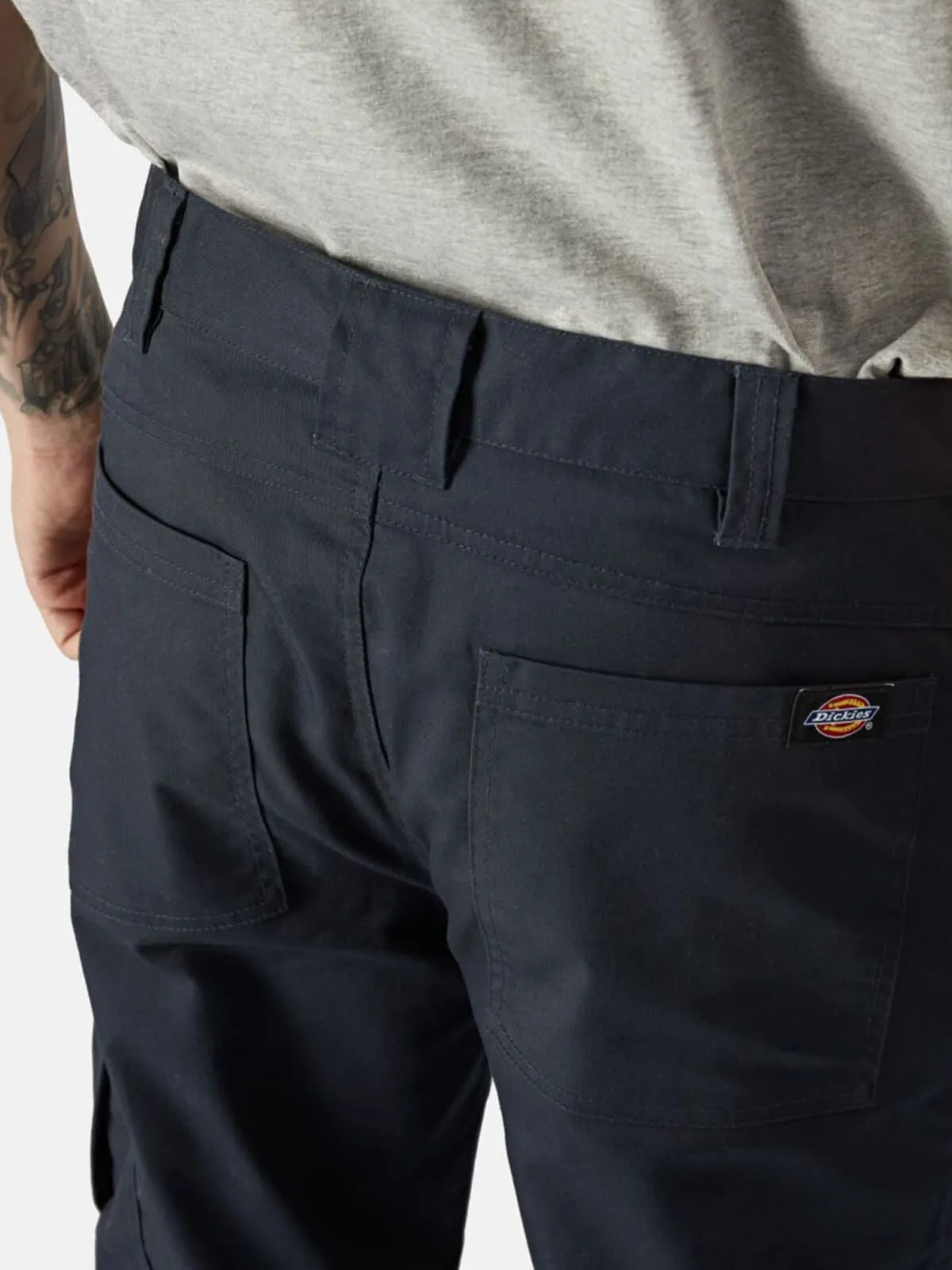 Action&#x20;Flex&#x20;Work&#x20;Trouser&#x20;-&#x20;Dickies-Navy&#x20;Blue&#x20;NV-33x34