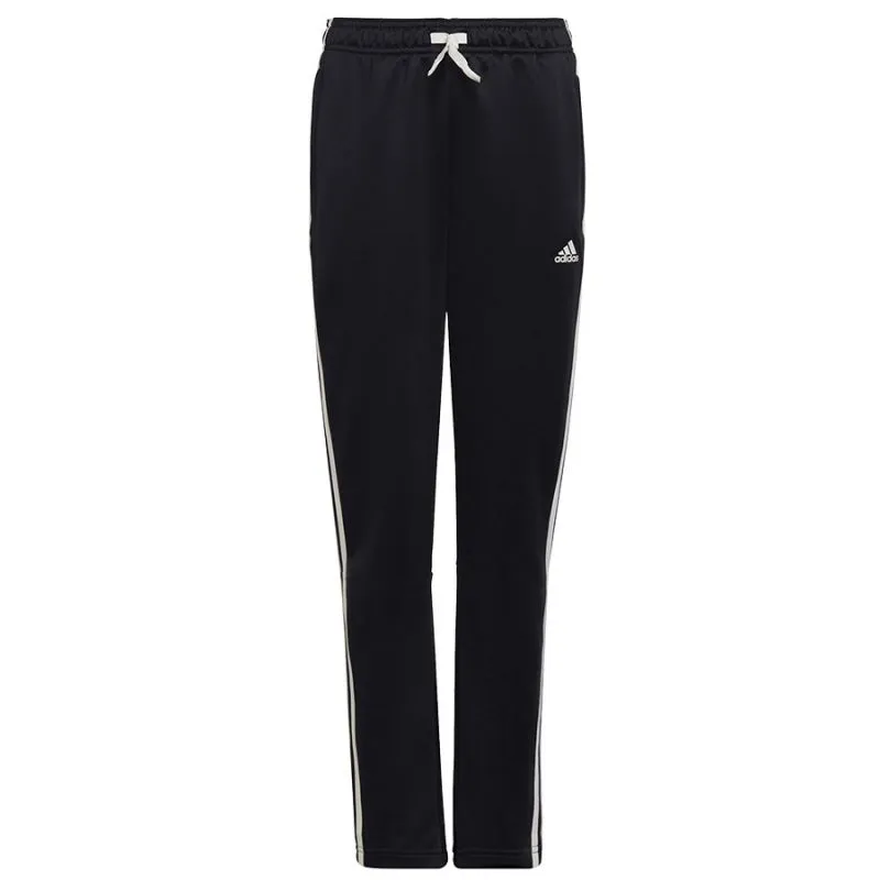 Adidas Kids' Black Training Pants with Loose Fit and Side Pockets - Perfect for Young Footballers!