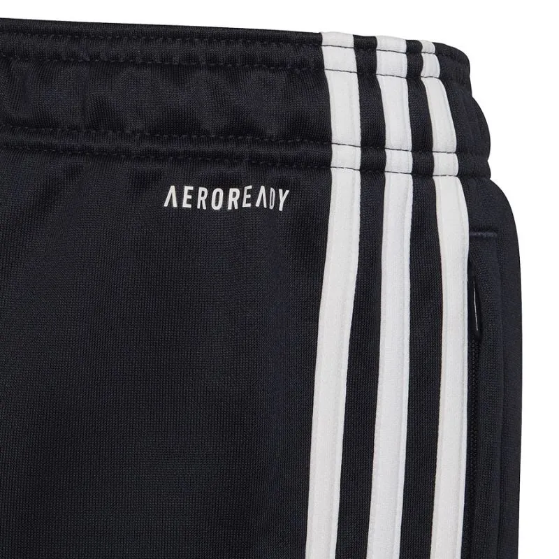 Adidas Kids' Black Training Pants with Loose Fit and Side Pockets - Perfect for Young Footballers!