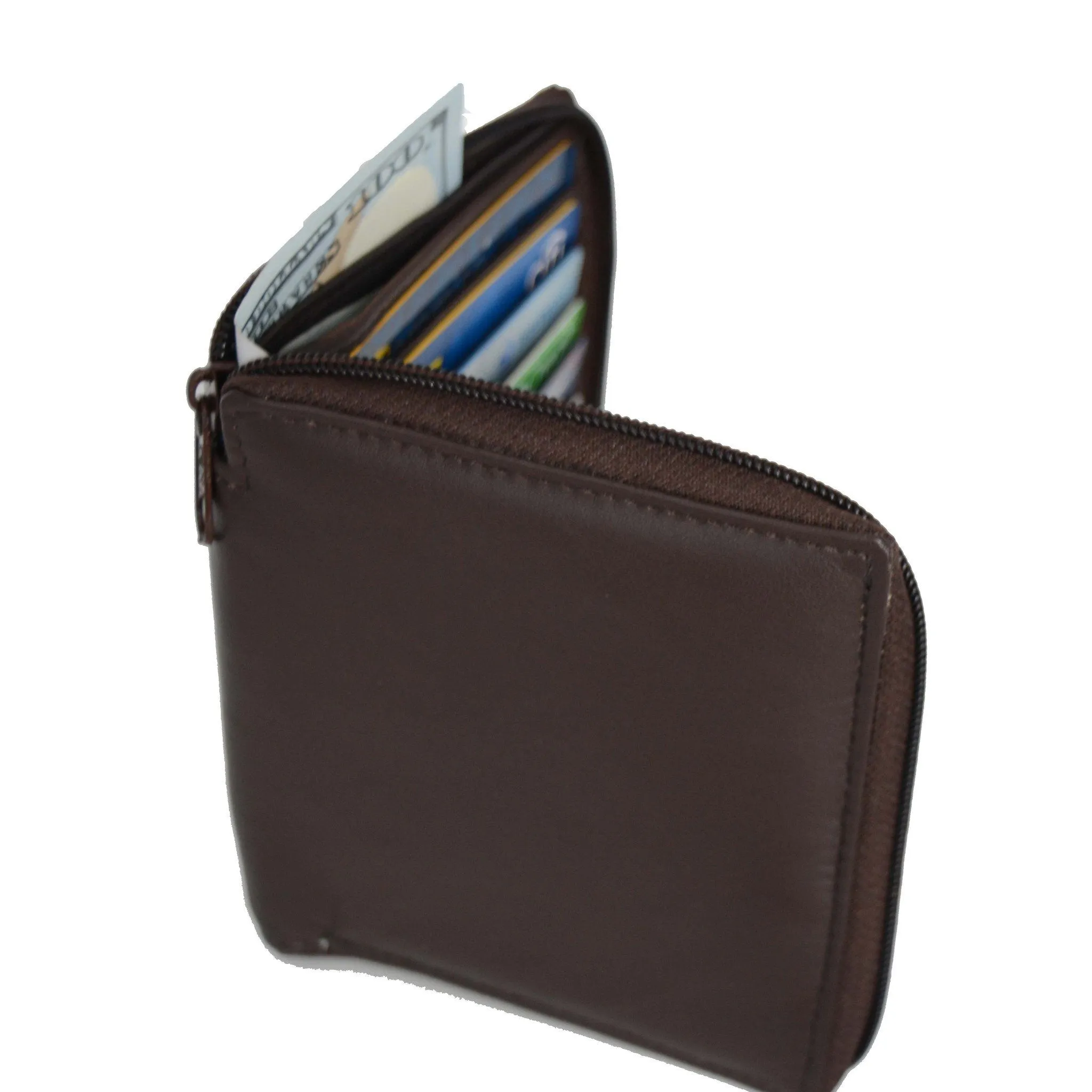 Adorable Deluxe RFID-Blocking Genuine Leather European Style Wallet - Black