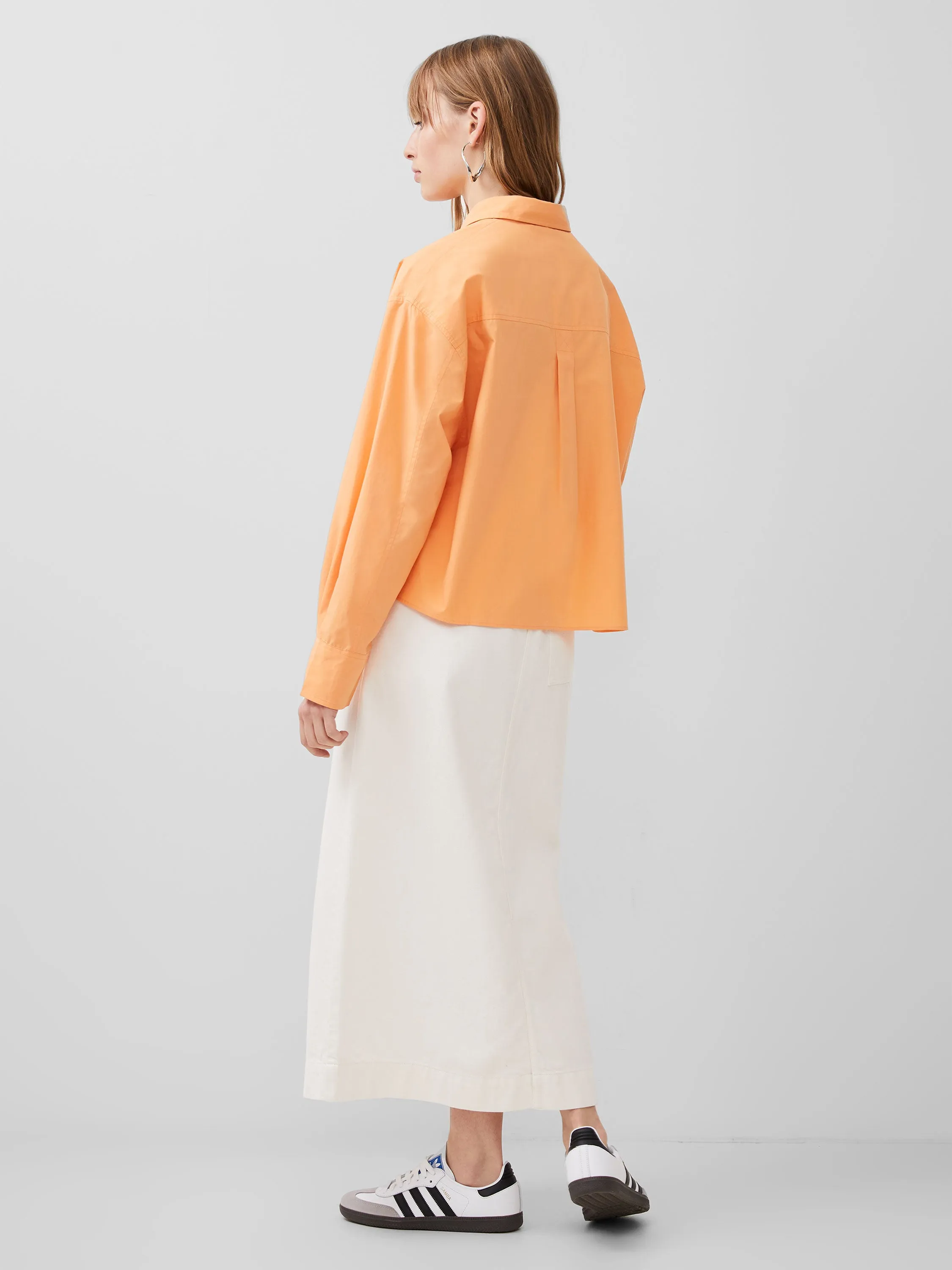 Alissa Cotton Cropped Shirt