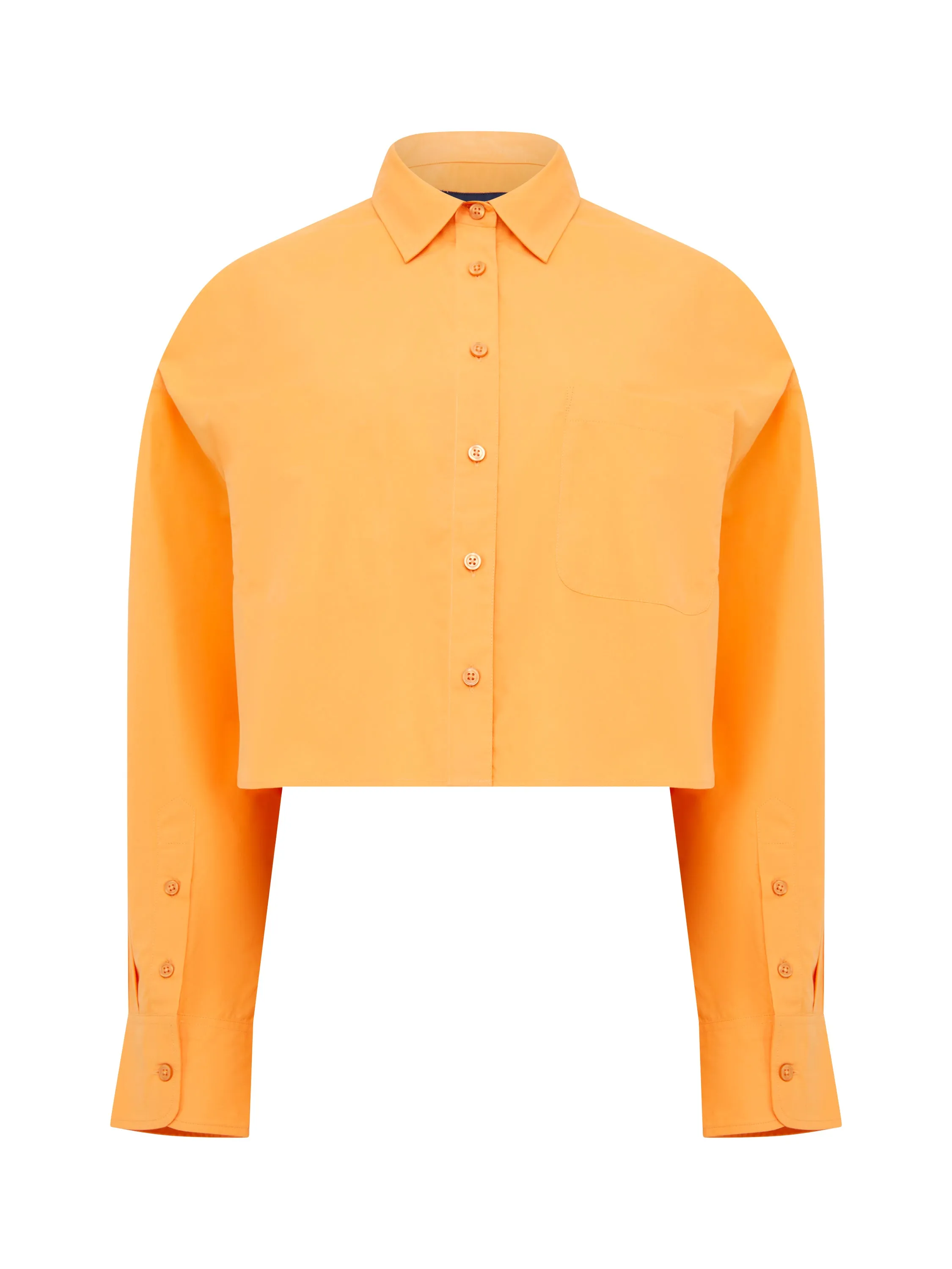 Alissa Cotton Cropped Shirt