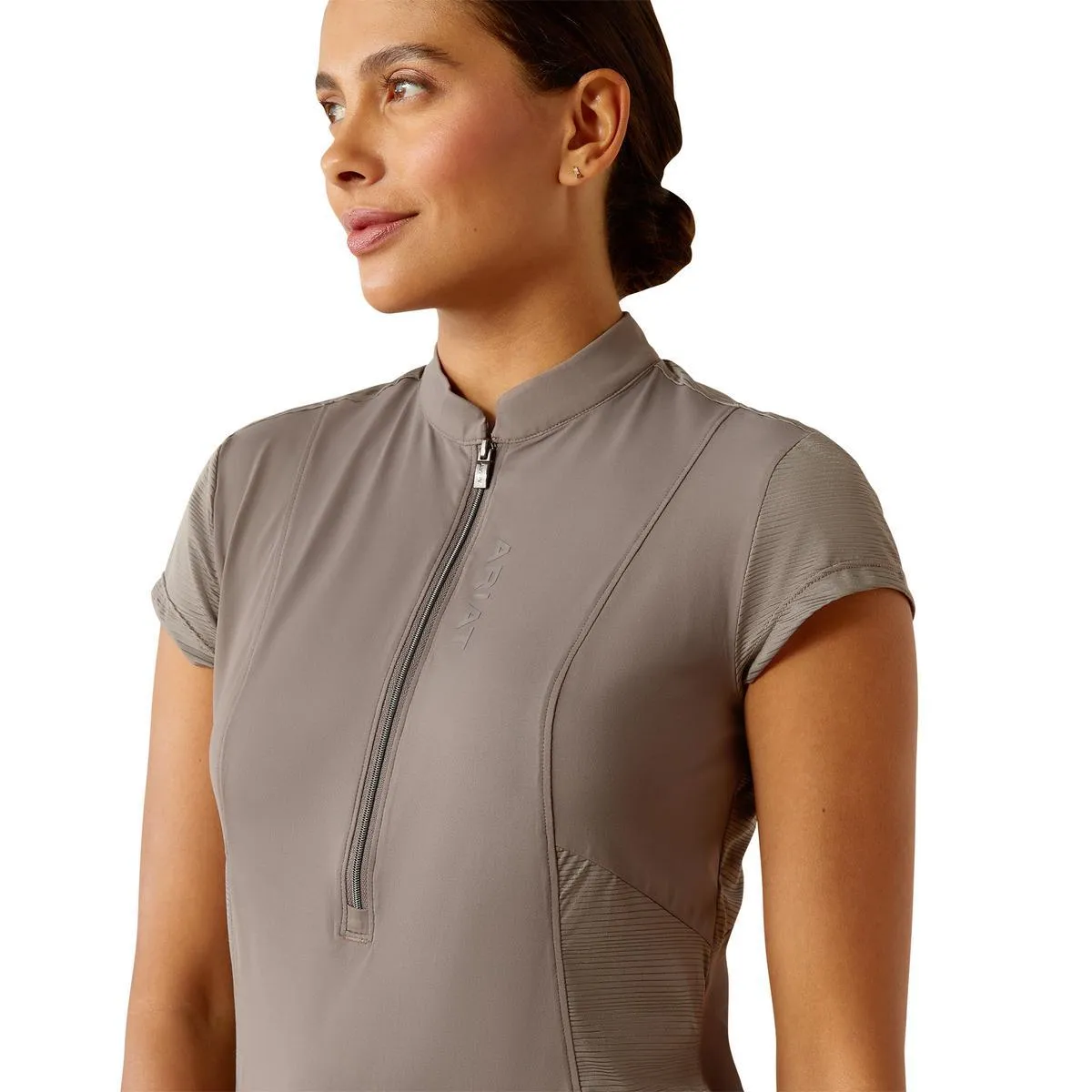 Ariat Women's Breathe 1/4 Zip Cap Sleeve Baselayer