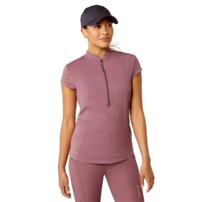 Ariat Women's Breathe 1/4 Zip Cap Sleeve Baselayer