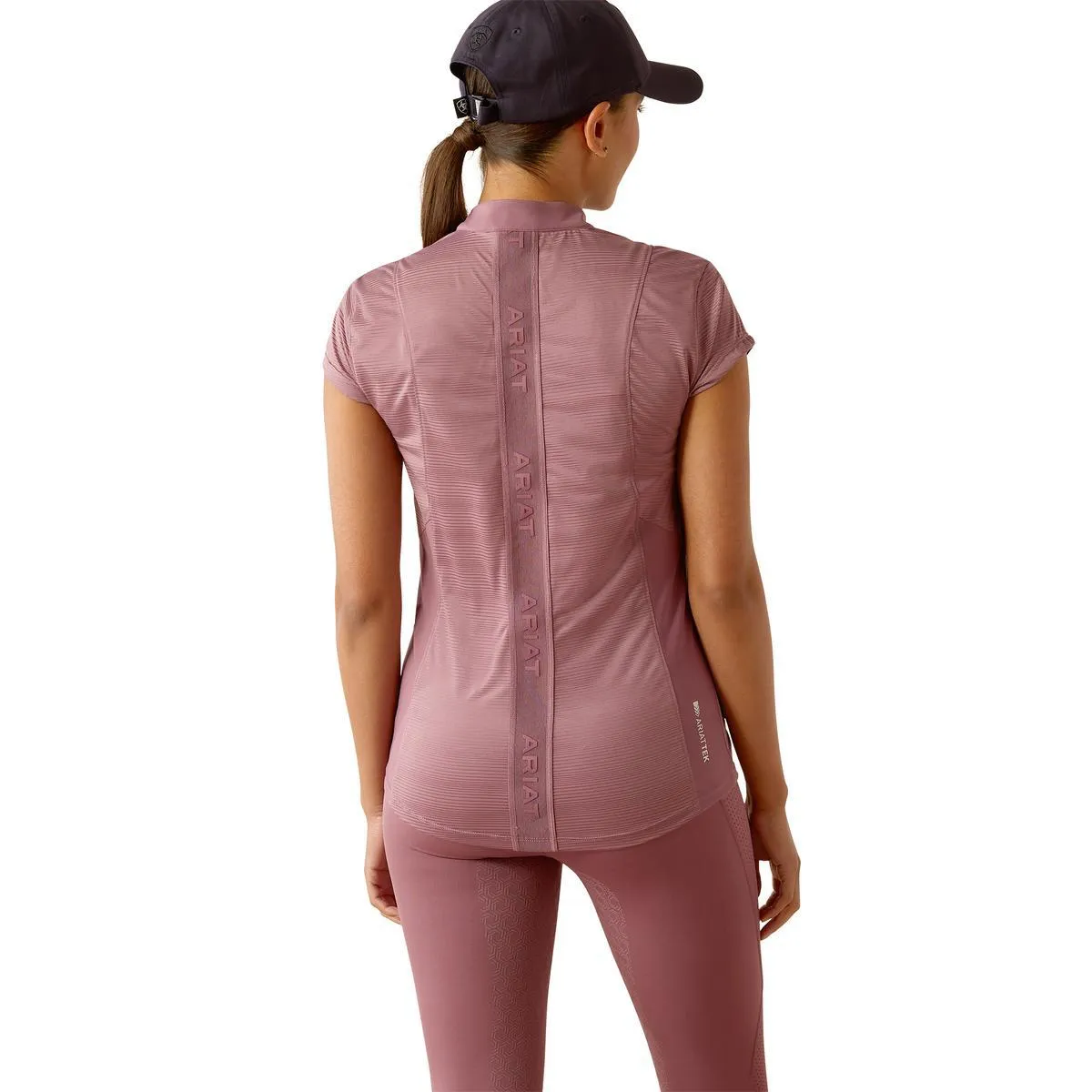 Ariat Women's Breathe 1/4 Zip Cap Sleeve Baselayer
