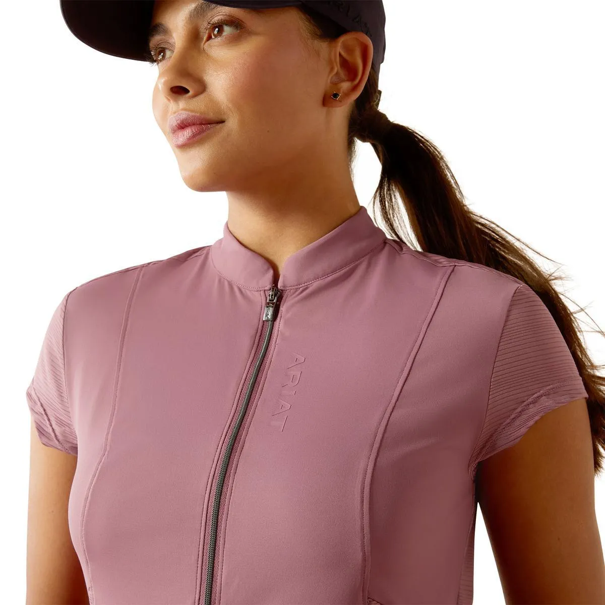 Ariat Women's Breathe 1/4 Zip Cap Sleeve Baselayer