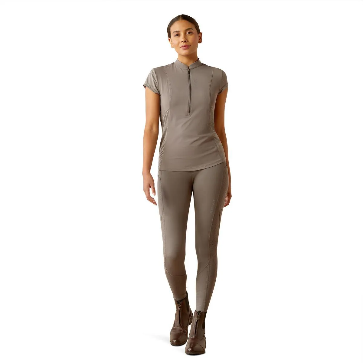 Ariat Women's Breathe 1/4 Zip Cap Sleeve Baselayer