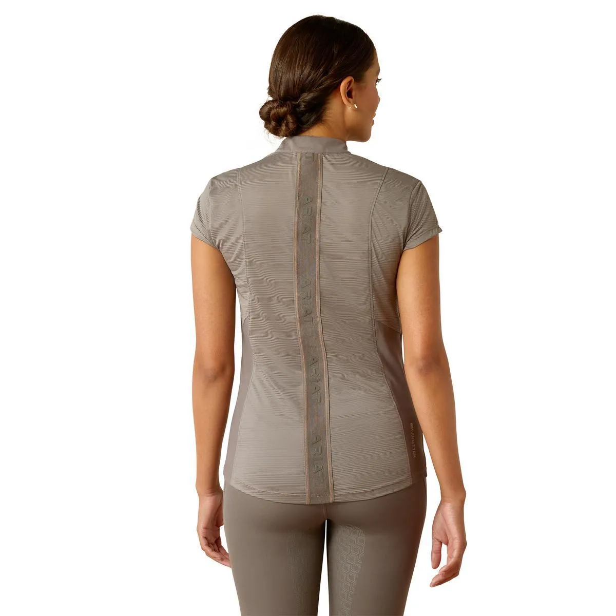 Ariat Women's Breathe 1/4 Zip Cap Sleeve Baselayer