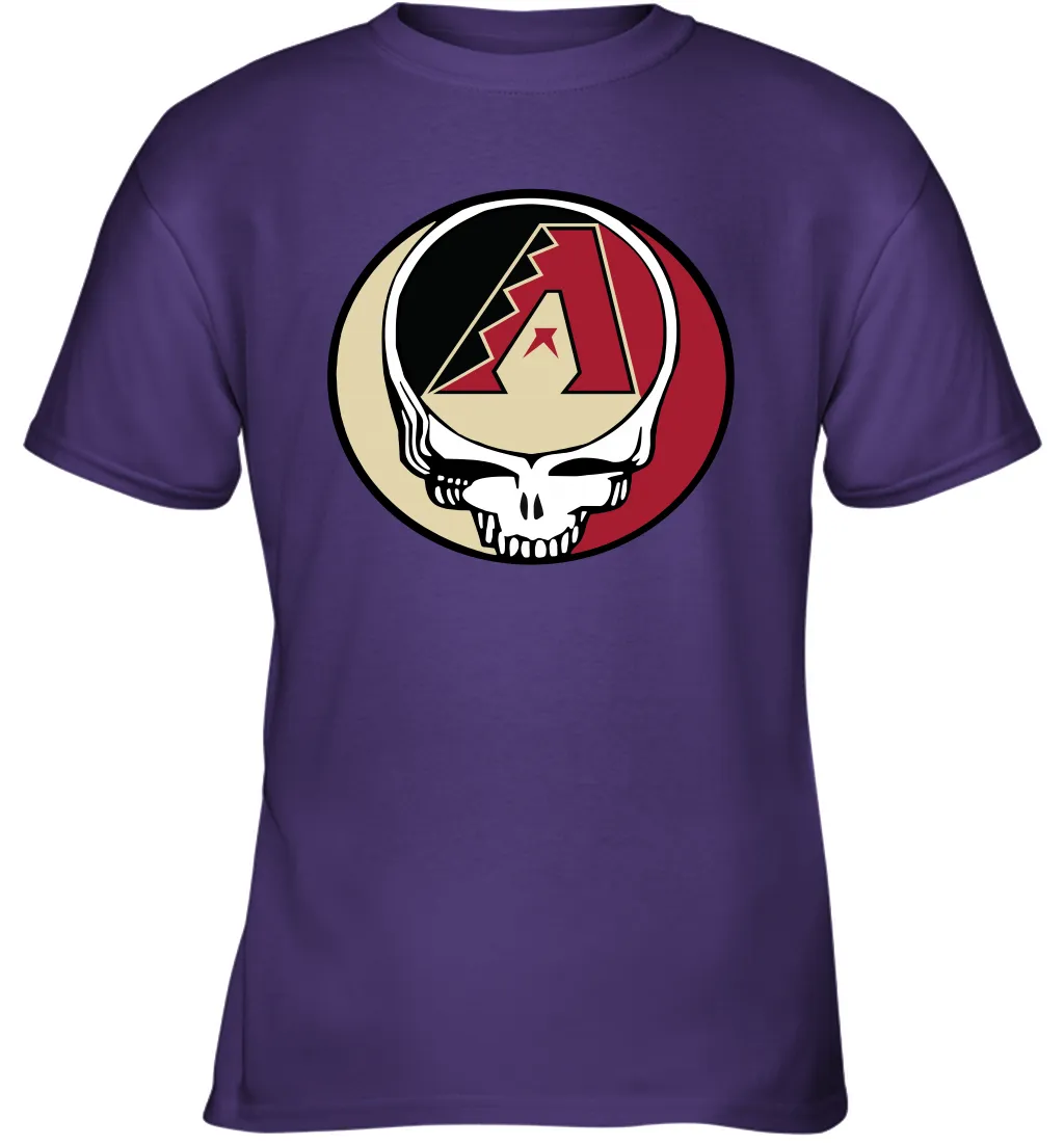 Arizona Diamondbacks Grateful Dead Steal Your Face Baseball Youth T-Shirt