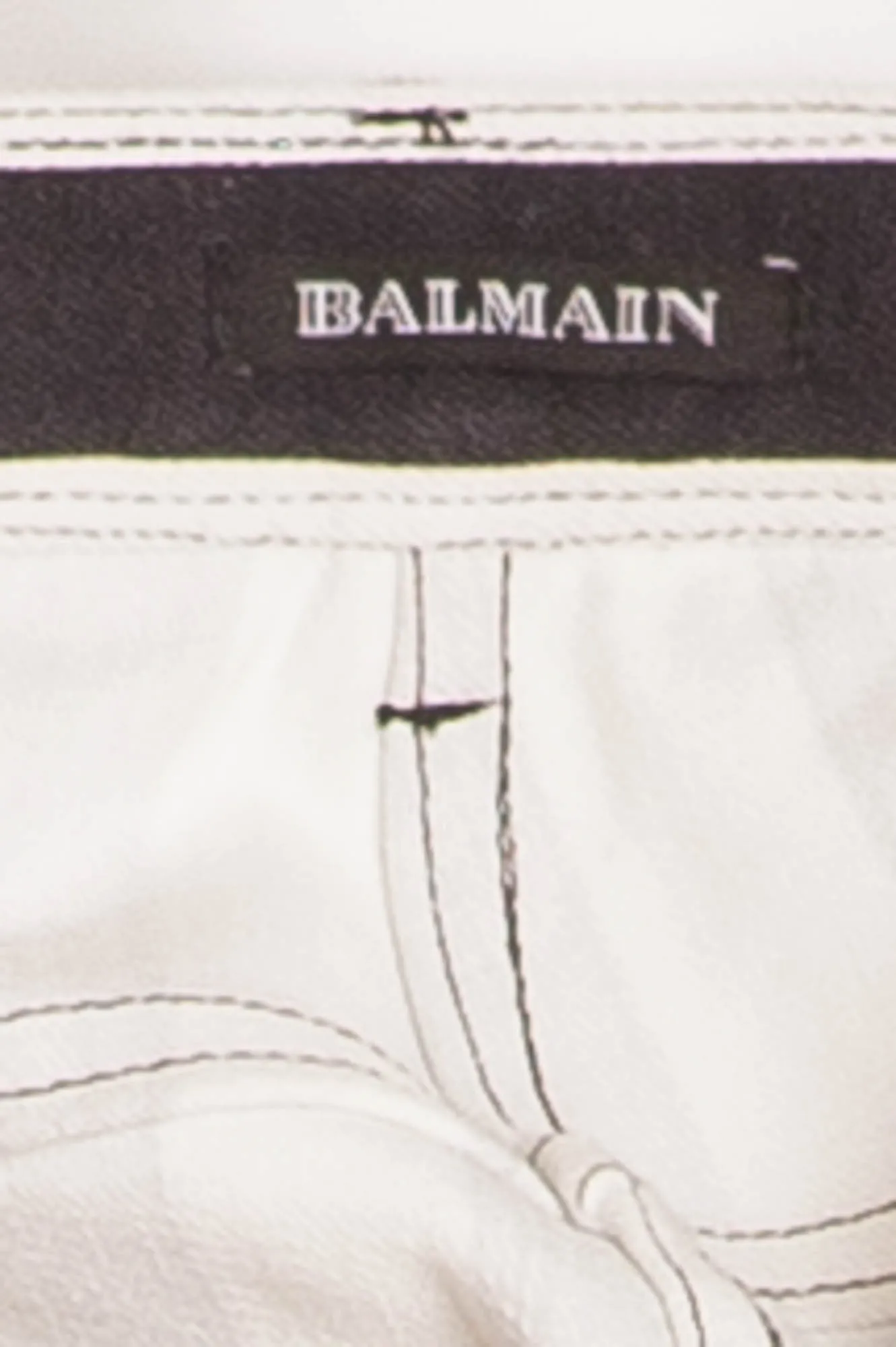 Balmain - As Seen on Fergie - Black and White Striped Pants - FR 40