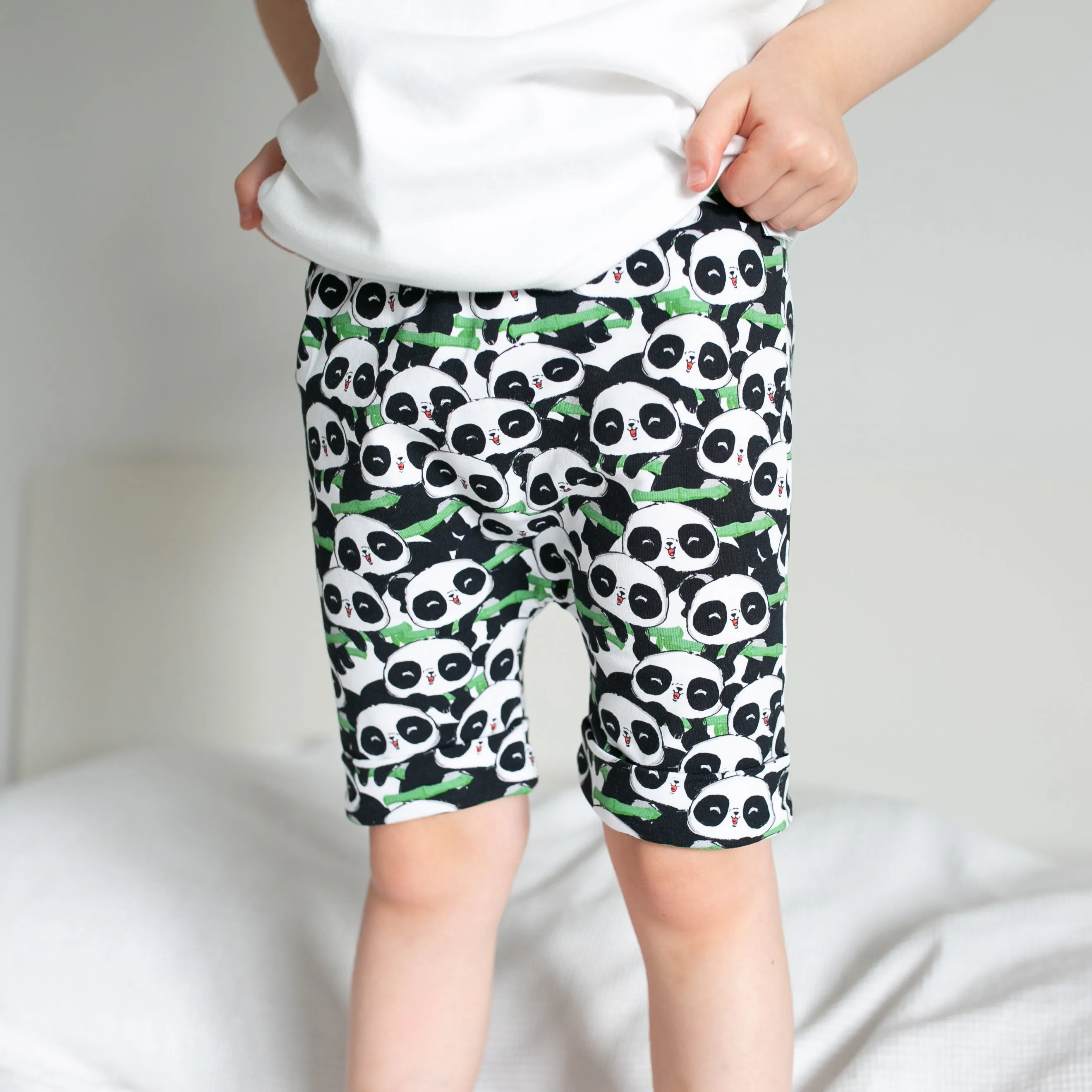 Bamboo Panda print Shorts