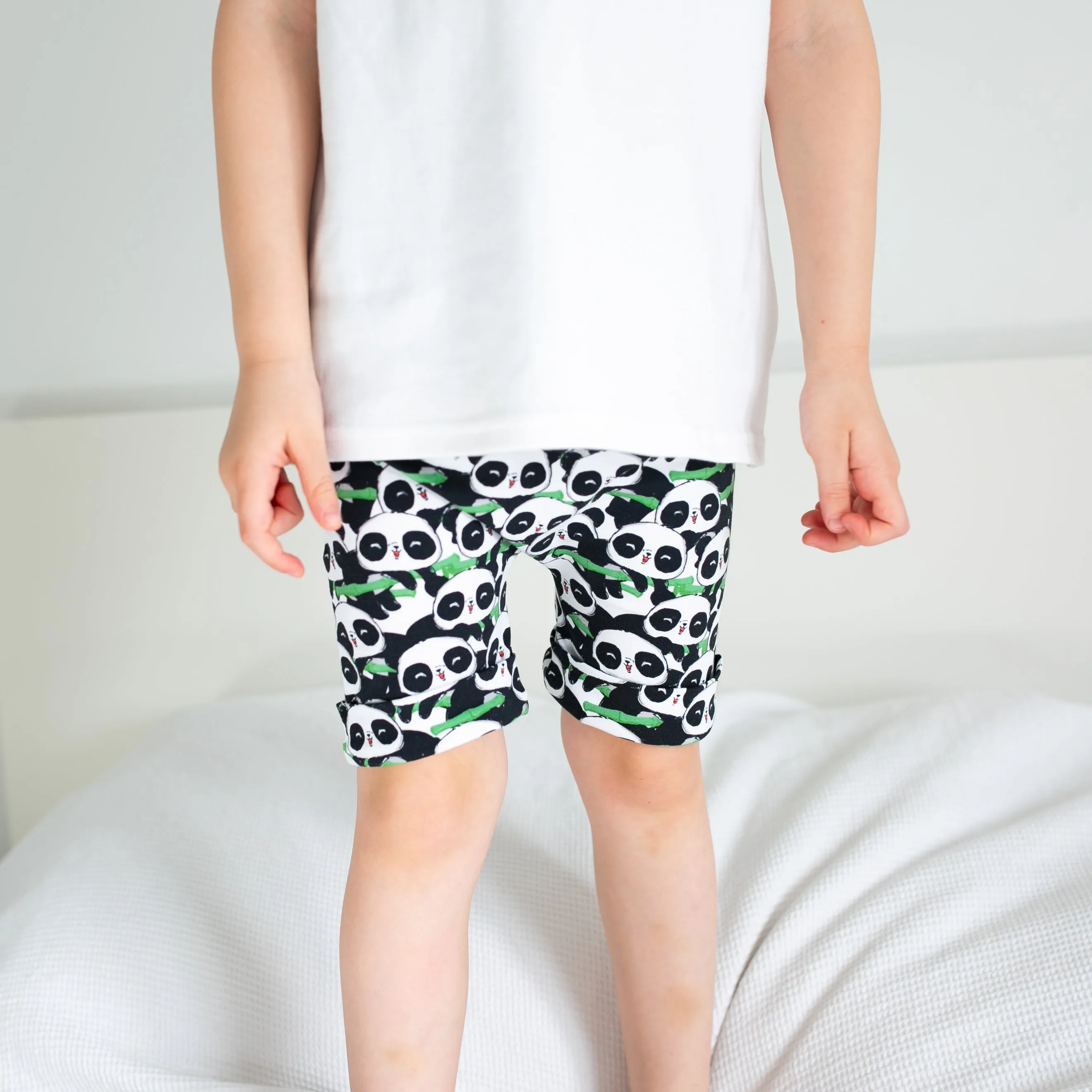 Bamboo Panda print Shorts