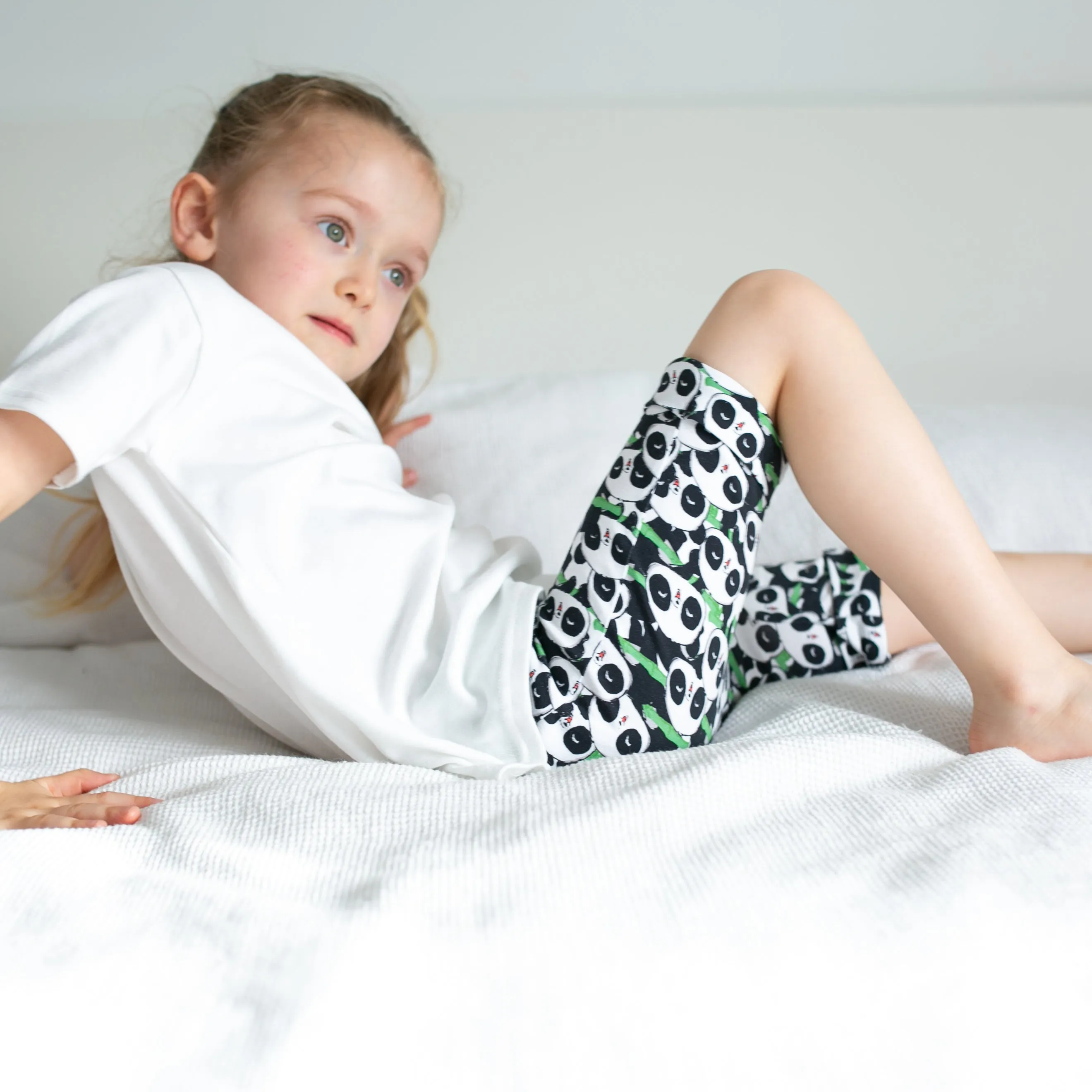Bamboo Panda print Shorts