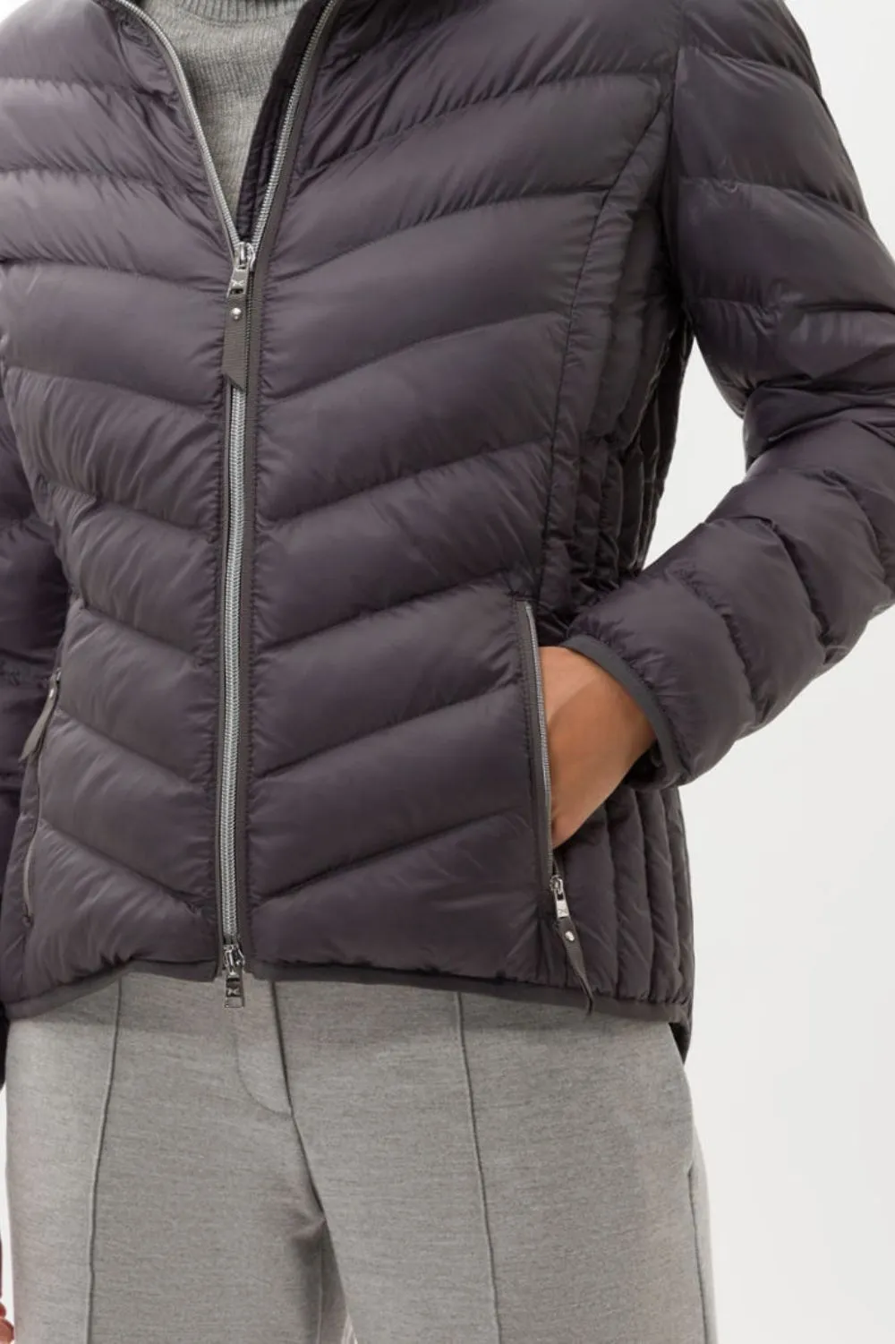 Bern Quilted Jacket | Grey