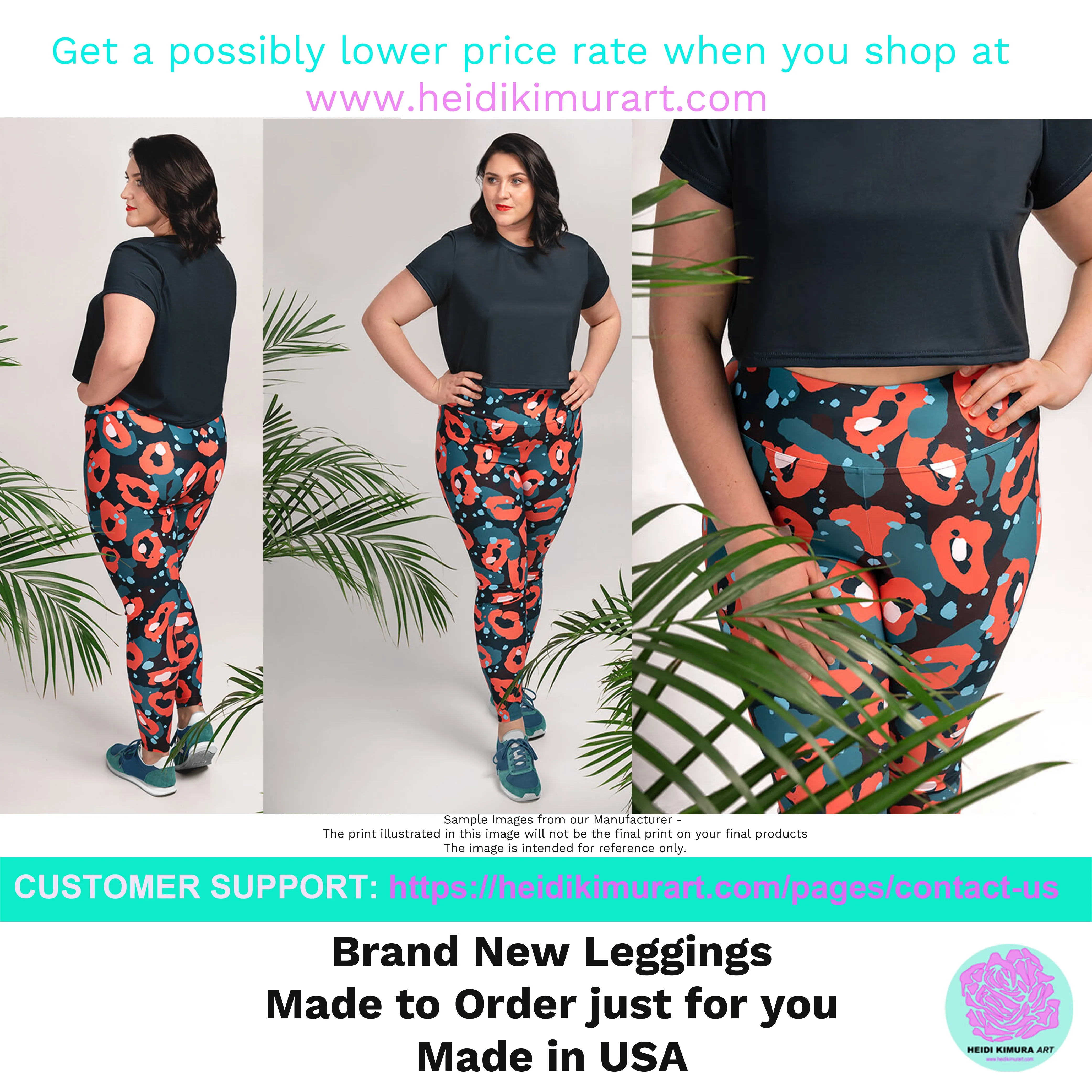 Black Marbled Plus Size Leggings, Abstract Marble Print Women's Yoga Pants-Made in USA/EU