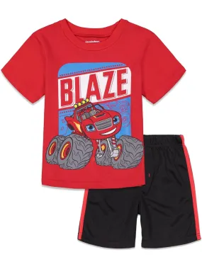 Blaze and the Monster Machines T-Shirt and Mesh Shorts Outfit Set