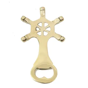 Brass Wheel Bottle Opener