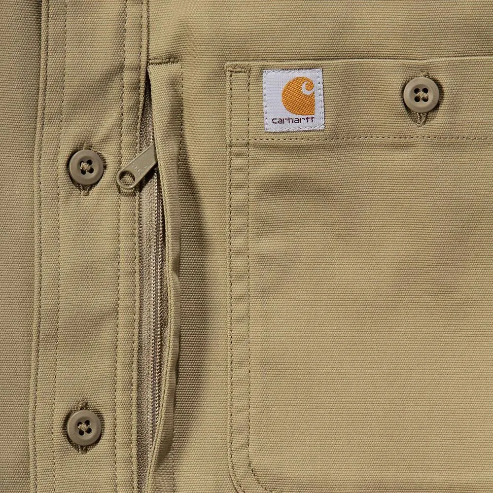 Carhartt&#x20;102538&#x20;Rugged&#x20;Professional&#x20;l&#x2F;s&#x20;Work&#x20;Shirt&#x20;-&#x20;Dark&#x20;Khaki