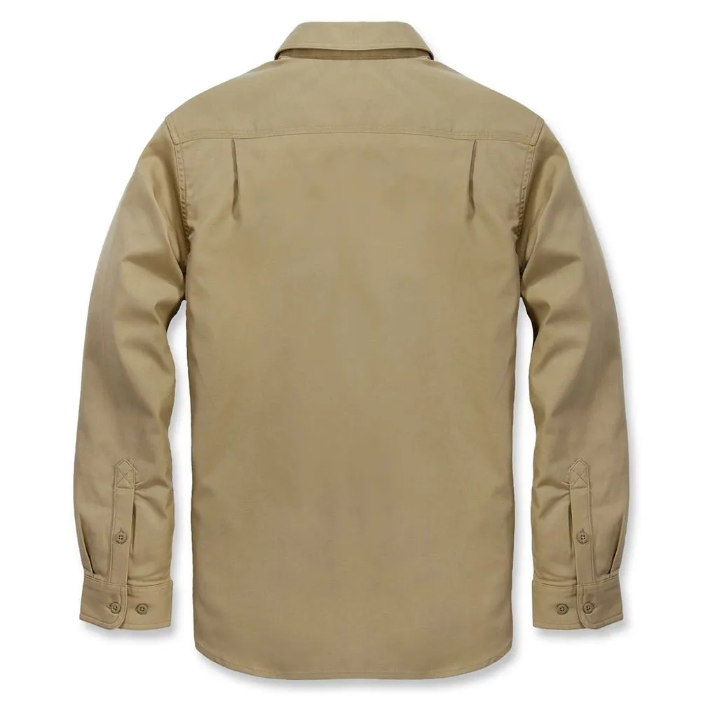 Carhartt&#x20;102538&#x20;Rugged&#x20;Professional&#x20;l&#x2F;s&#x20;Work&#x20;Shirt&#x20;-&#x20;Dark&#x20;Khaki