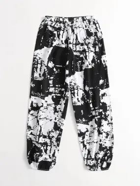 Casual Colorblock Natural Capris Women Pants