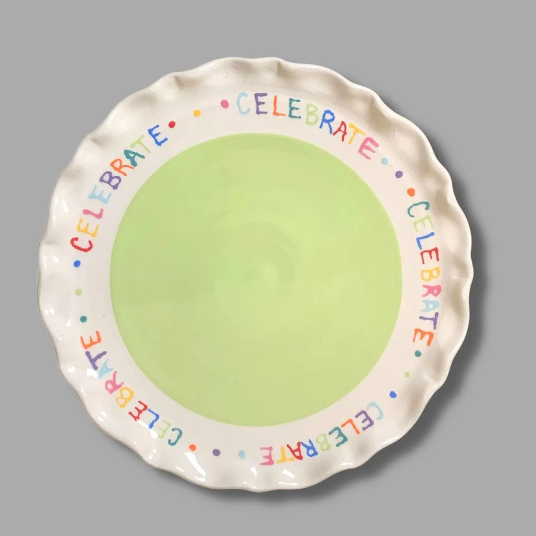 Celebration Green Small Plate