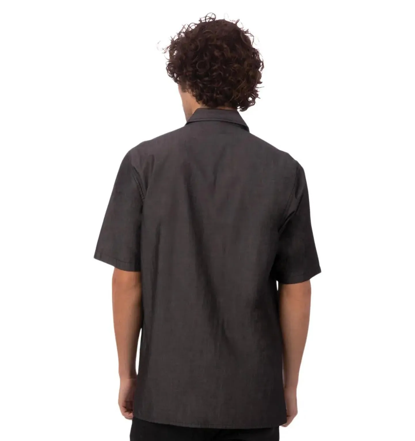 Chef Works Detroit Short Sleeve Denim Shirt (Short Sleeve)