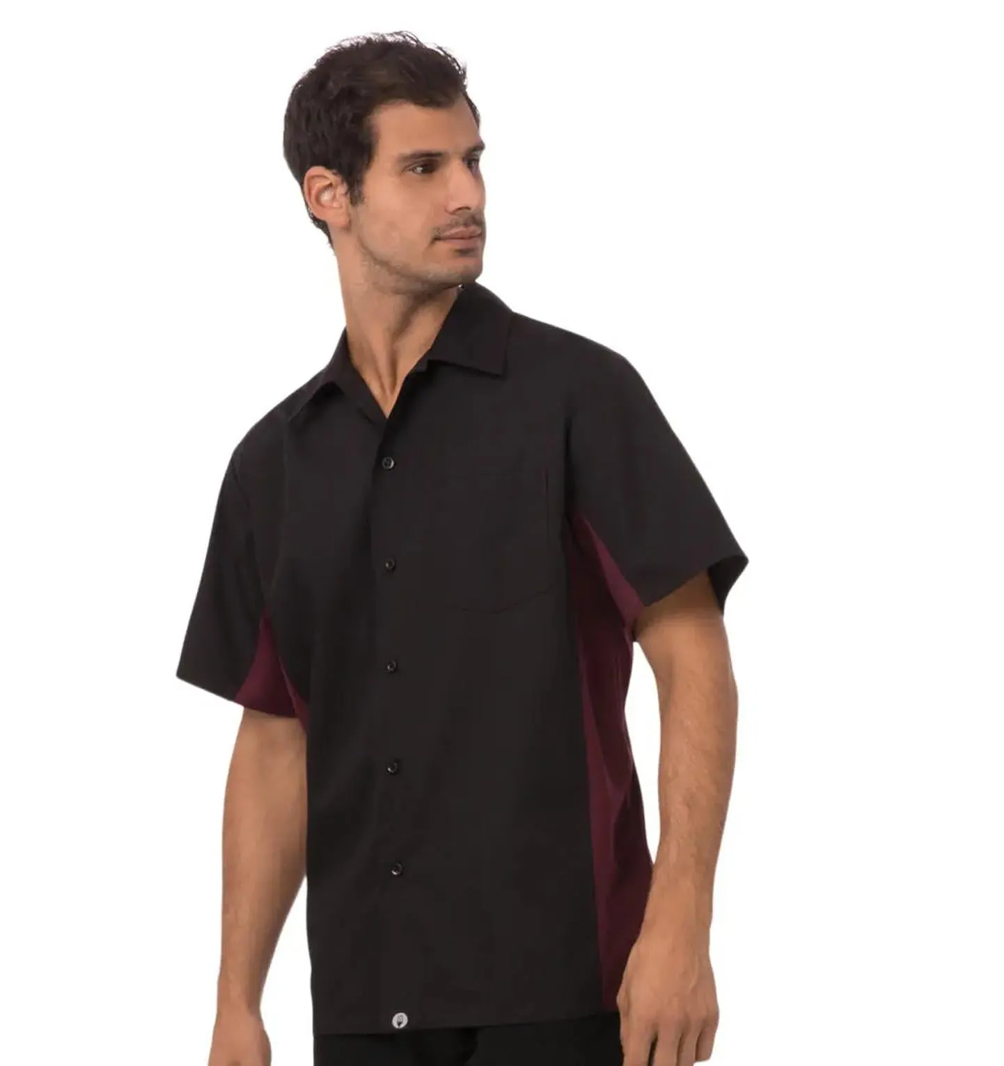 Chef Works Men's Universal Contrast Shirt (Work Shirt)