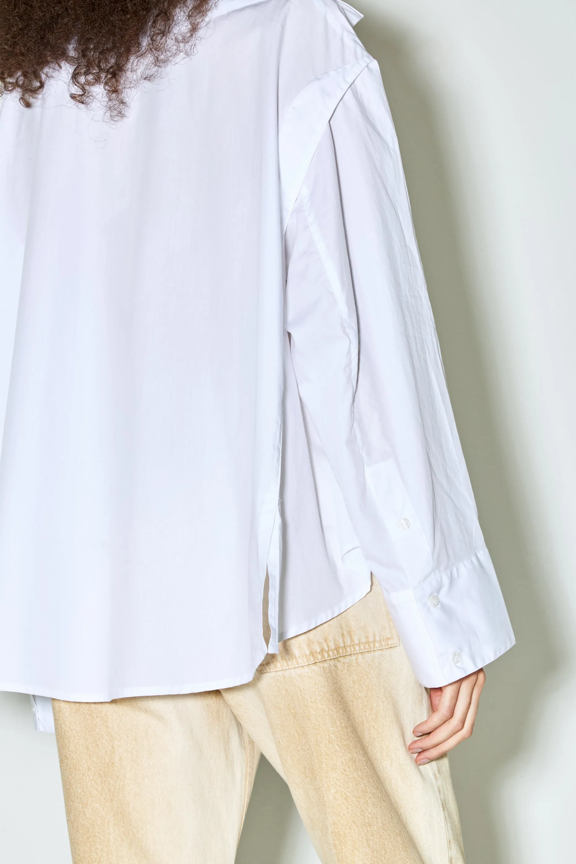 CHRIS shirt white