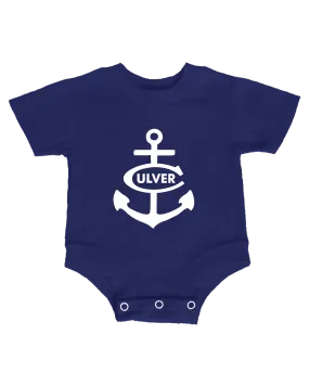 Classic Culver Anchor Infant Onsie - Navy