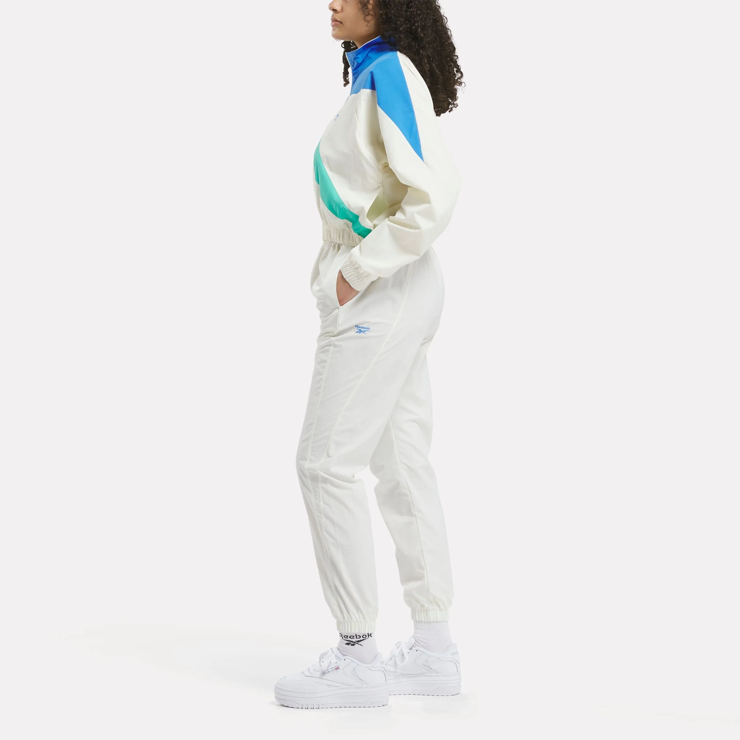 Classics Franchise Track Jacket Vntg Chalk/Kntcblu/Unlshdgreen