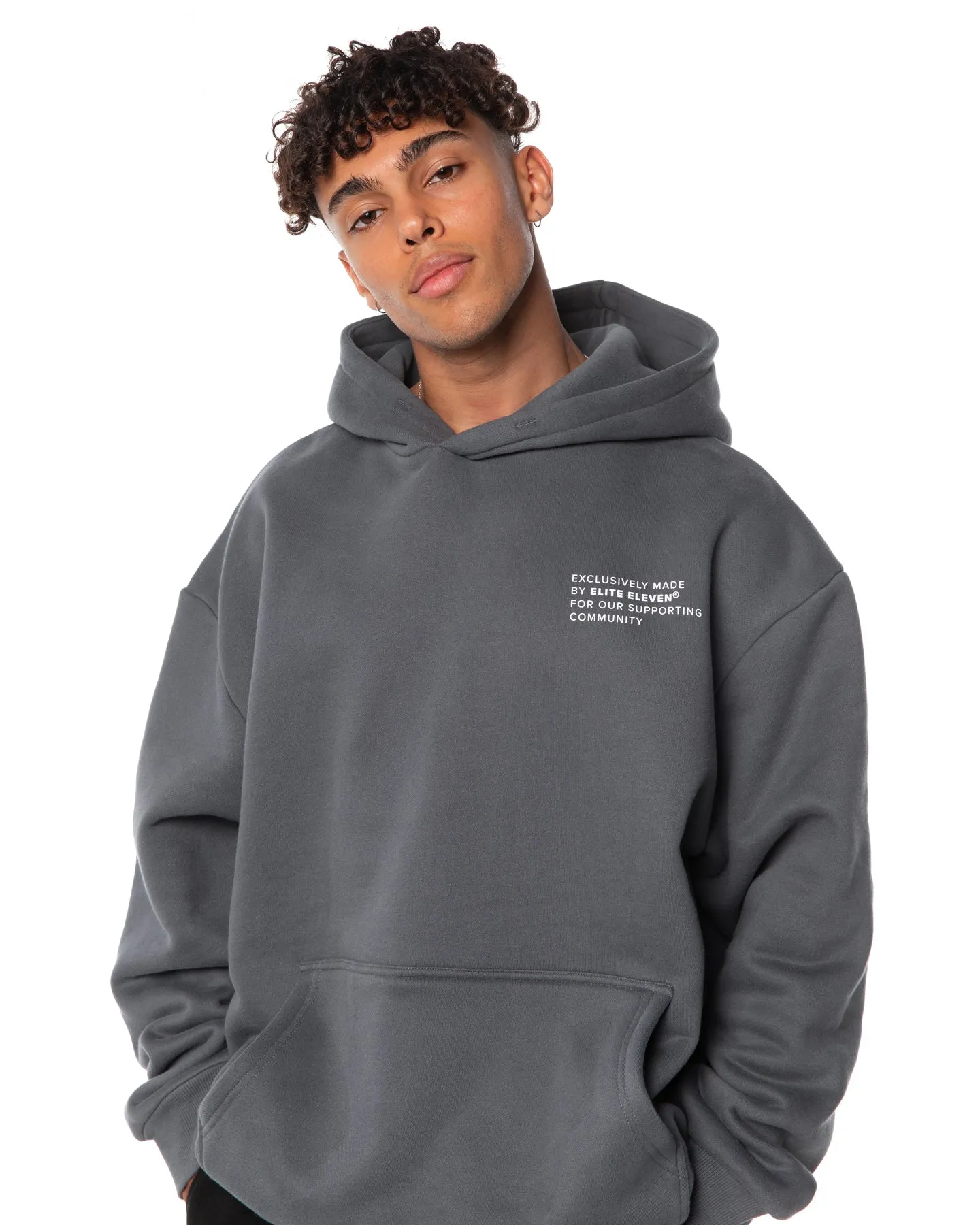 Slate Grey Community Hoodie - Premium Quality