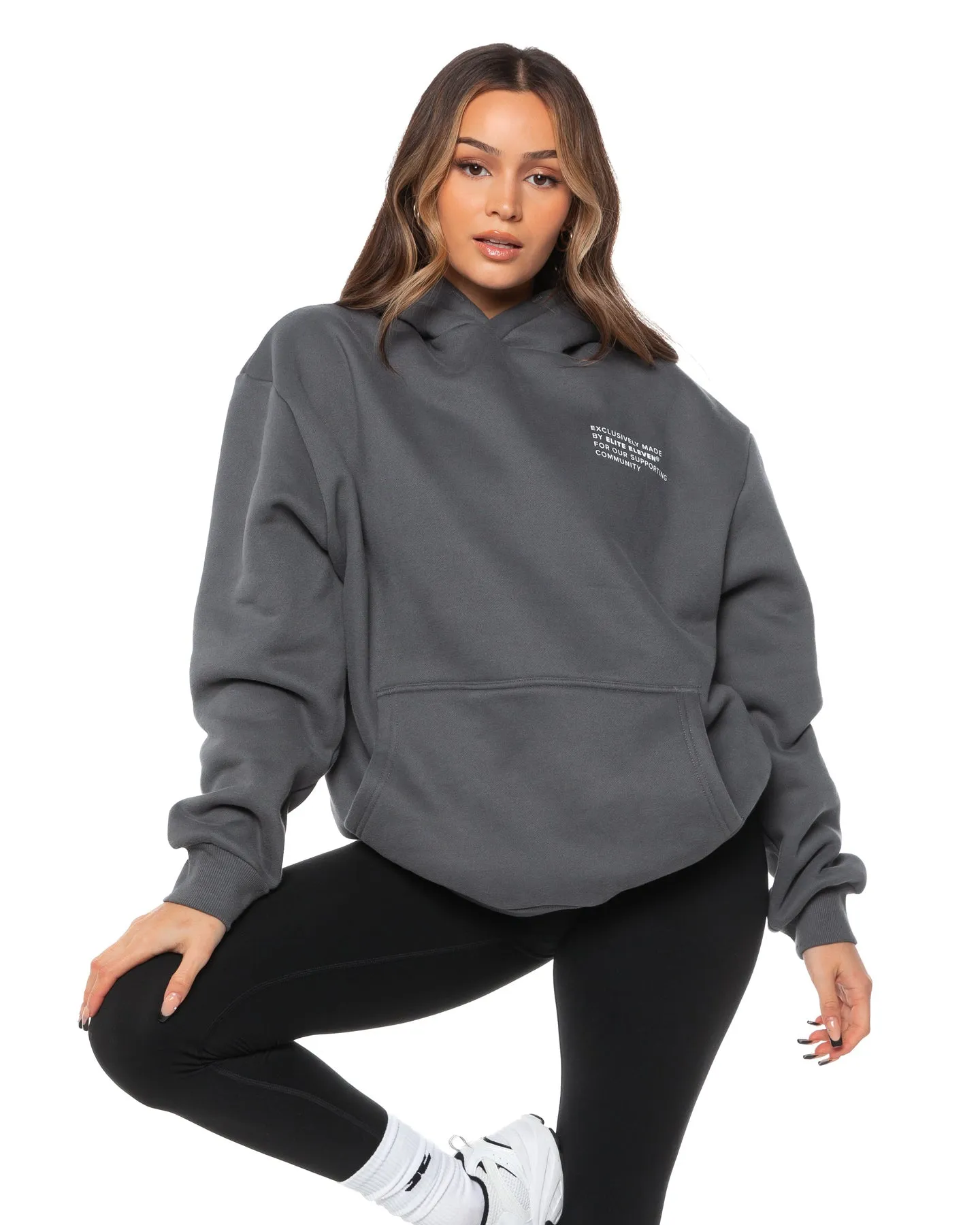 Slate Grey Community Hoodie - Premium Quality