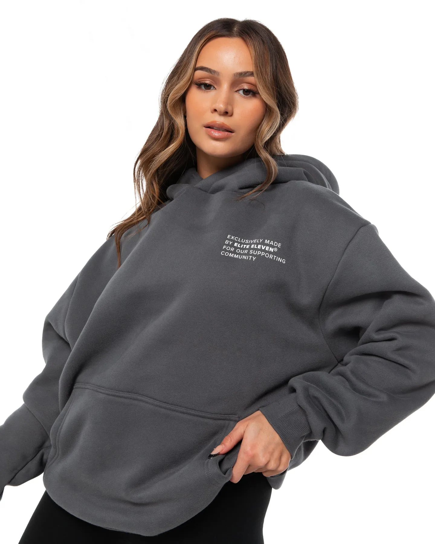 Slate Grey Community Hoodie - Premium Quality