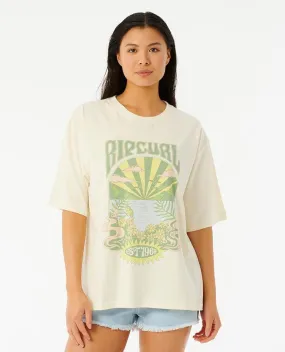 Cosmic Wanderer Heritage Tee - Bone