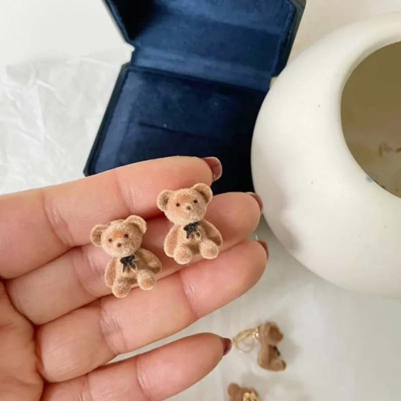 Cute Bow Bear Earring