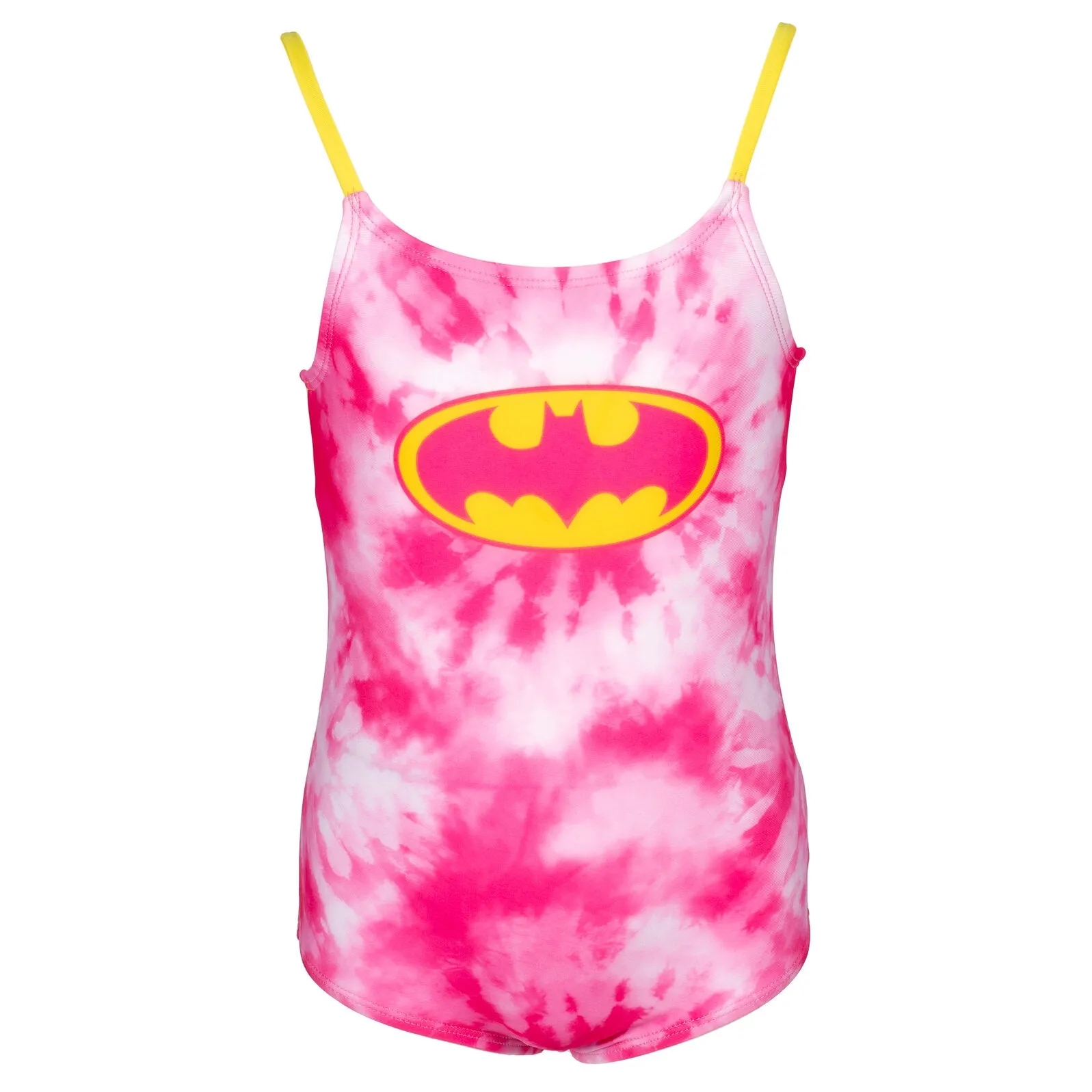 DC Comics Justice League Batgirl Kids One Piece Swimsuit, UPF 50  Sun Protection