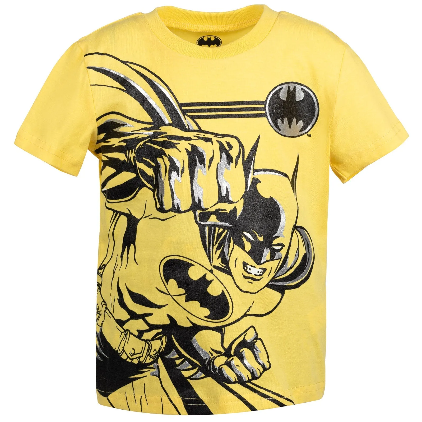 DC Comics Justice League Batman T-Shirt and French Terry Shorts Outfit Set