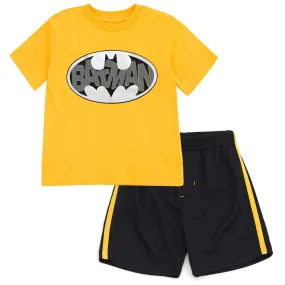 DC Comics T-Shirt and Mesh Shorts Outfit Set