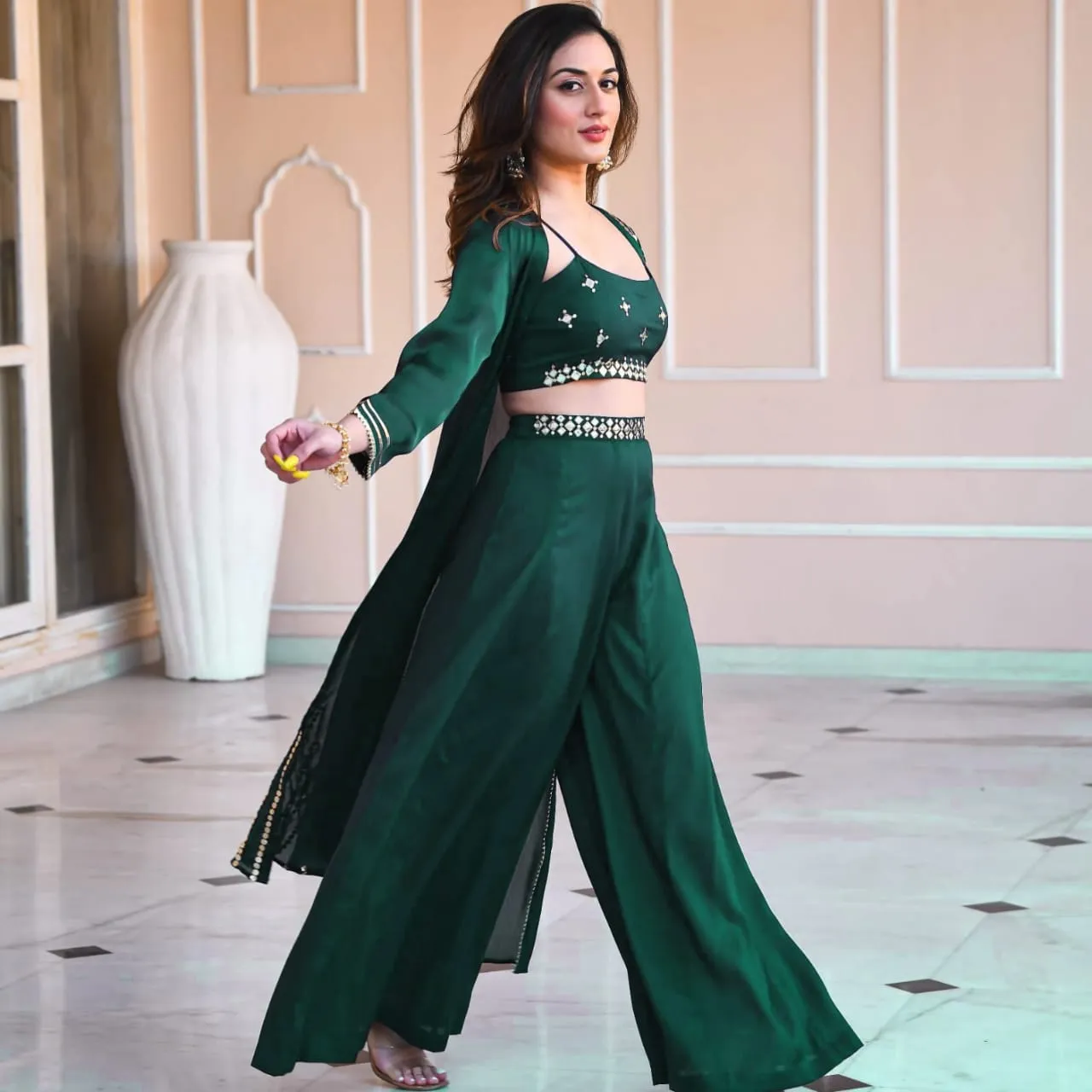 Designer Ethnic Wear Sharara Suit