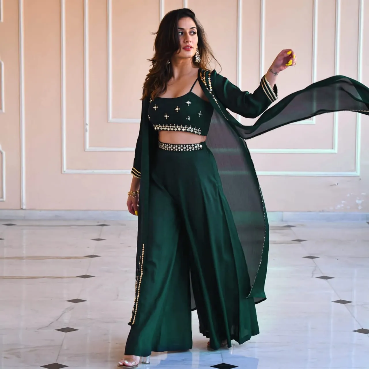 Designer Ethnic Wear Sharara Suit