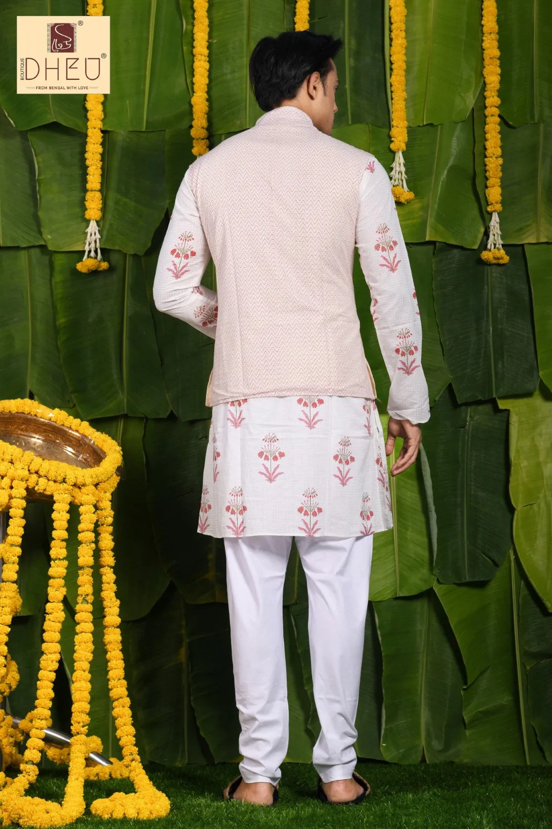 Elegant Designer Kurta with Jacket Set - Traditional Ethnic Wear