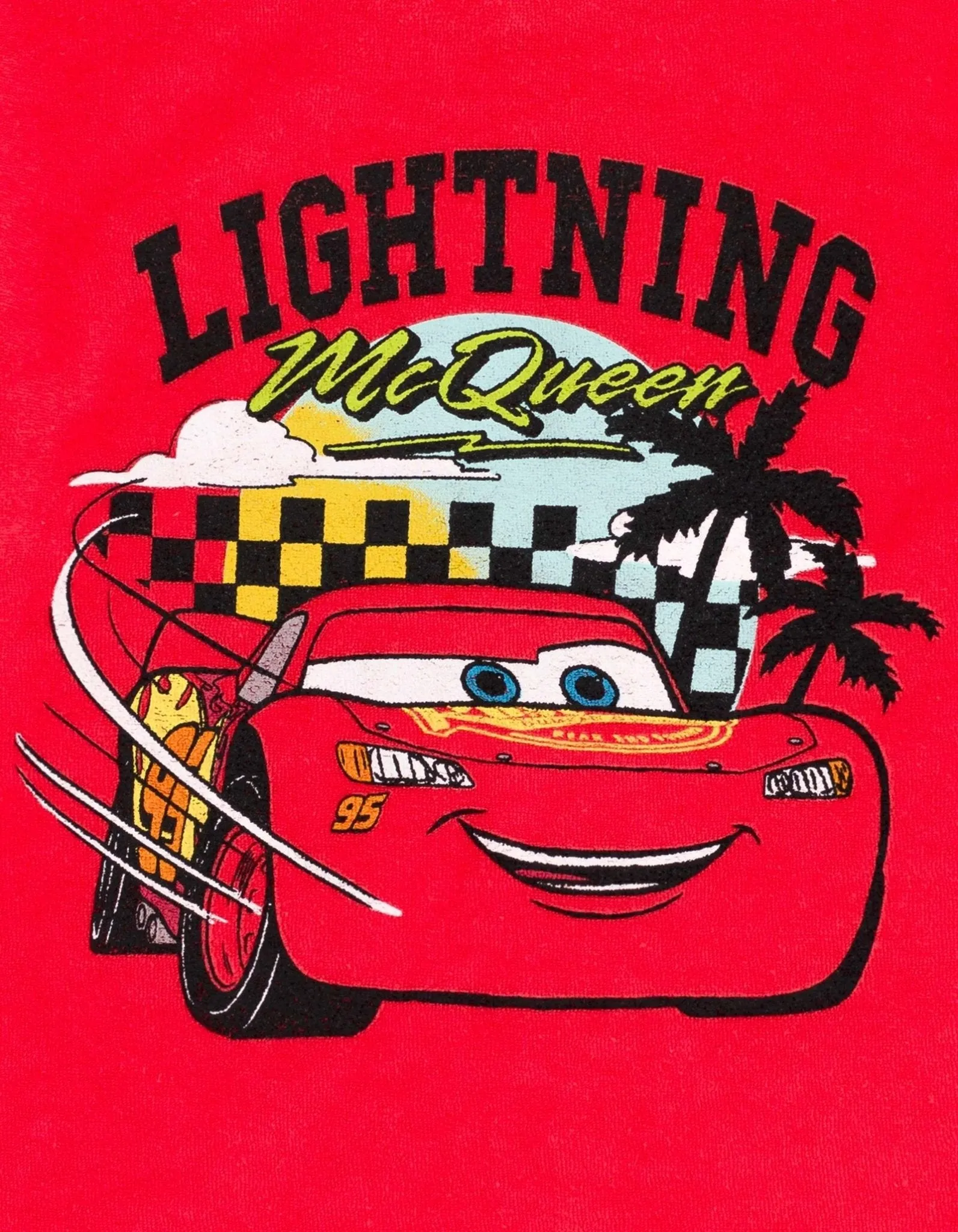 Disney Cars Lightning McQueen T-Shirt and Shorts Outfit Set