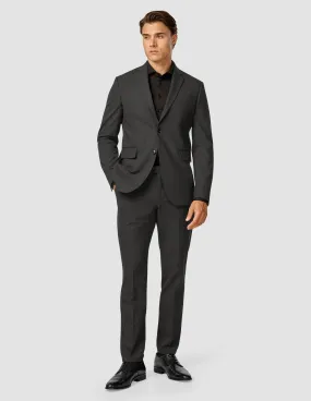 Essential Suit - Mens Asphalt Pinstripe Blazer